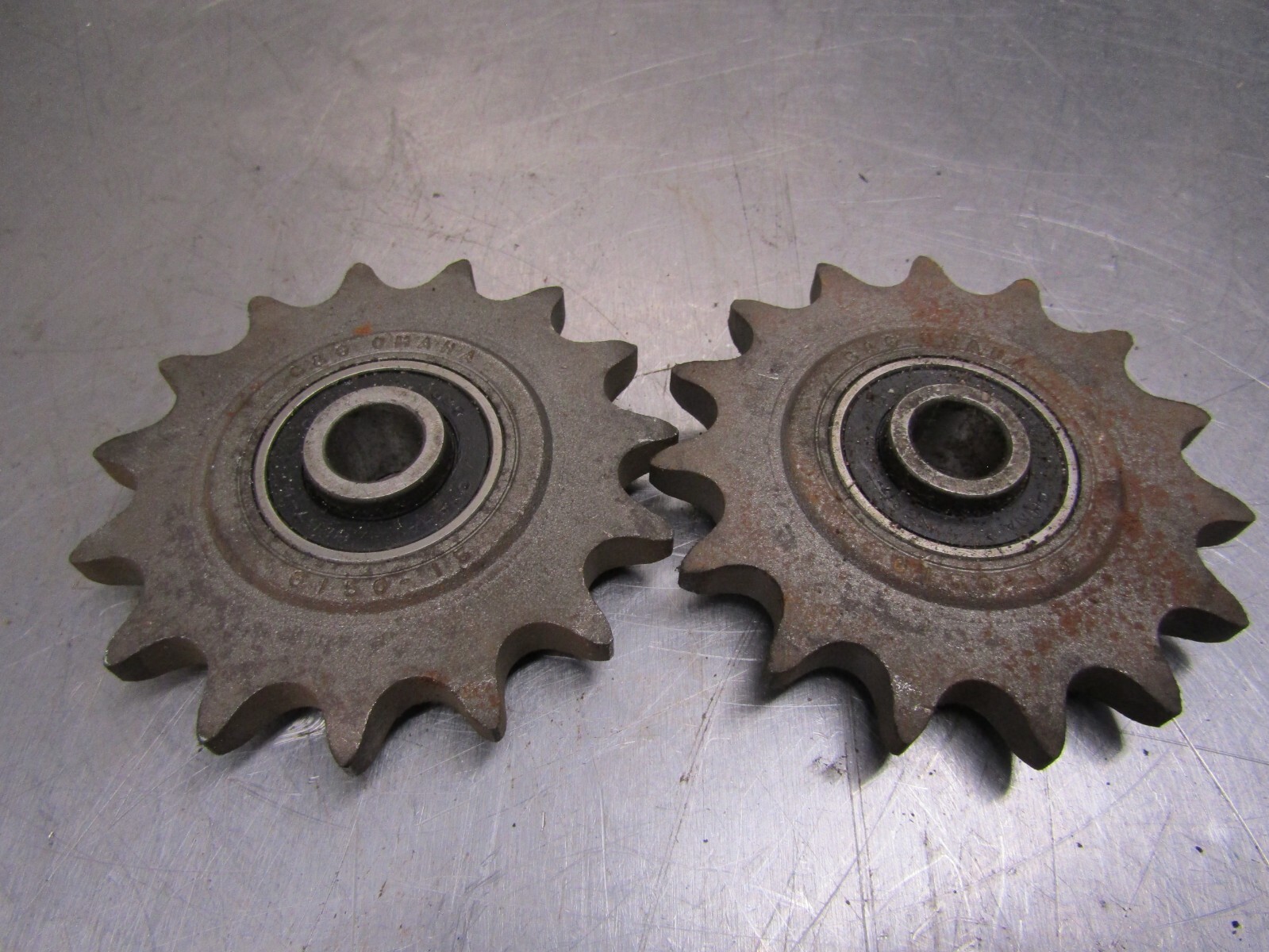 G&G GI 50-15 Idler Sprocket 1/2″ Lot of 2!