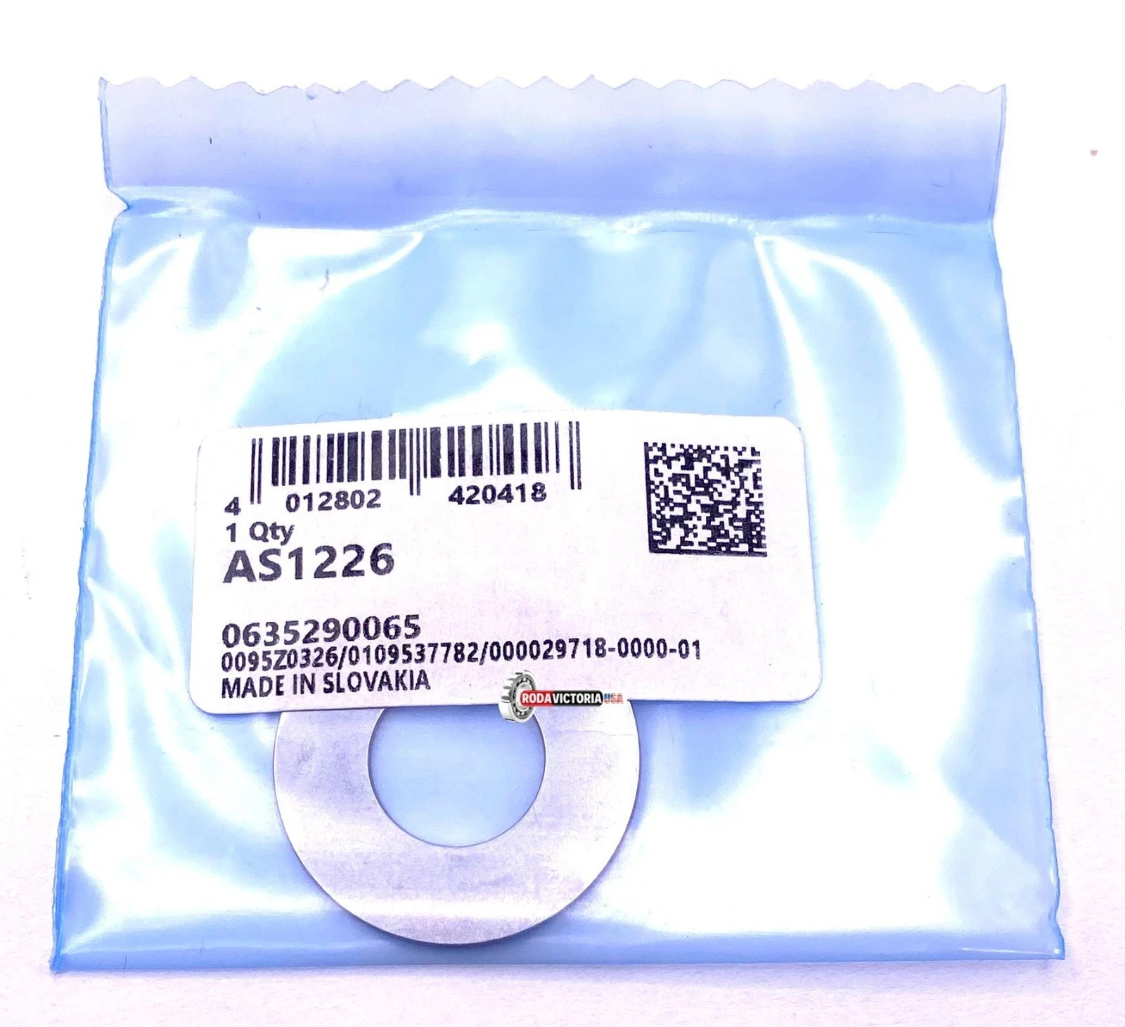 INA AS1226 Axial Bearing Washer 12x26x1 mm