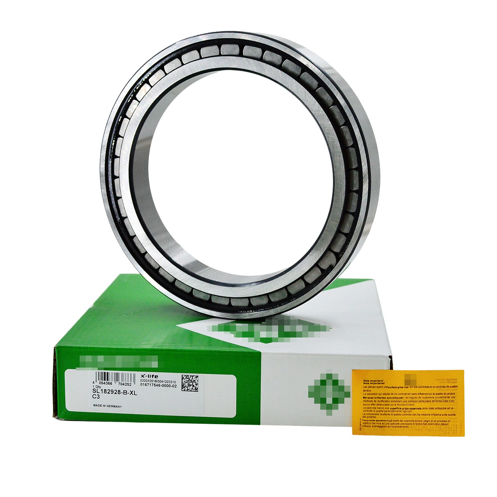 SL182928-B-XL-C3 Cylindrical Roller Bearing 140x190x30mm Single Row For INA