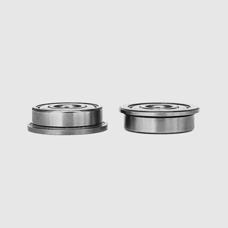 12Pcs F687ZZ Flange Ball Bearing 7x14x5mm Double Shielded Bearings