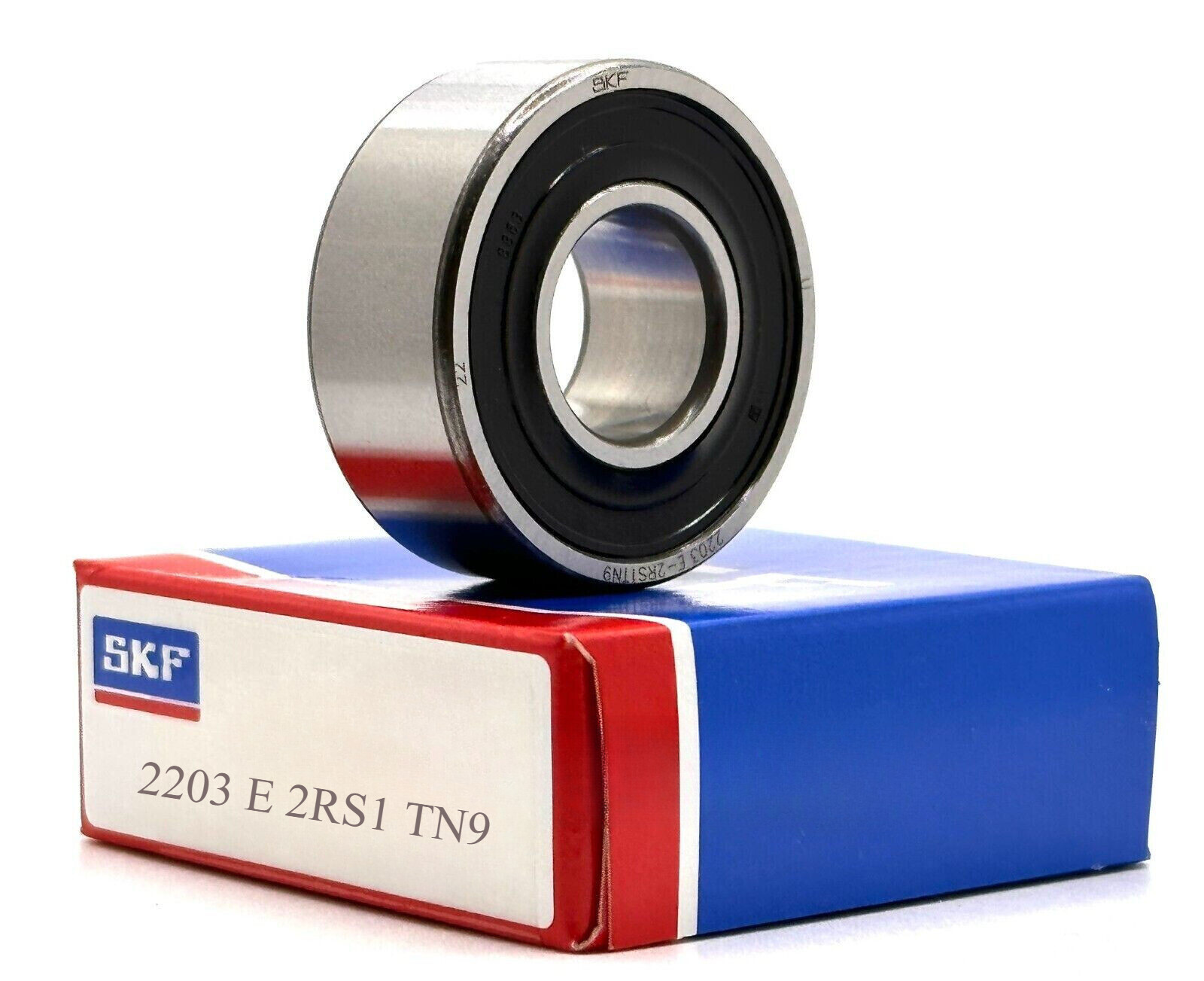 NEW SKF 2203 E 2RS1 TN9 SELF ALIGNING BALL BEARING, RUBBER SEALED 17x40x16mm
