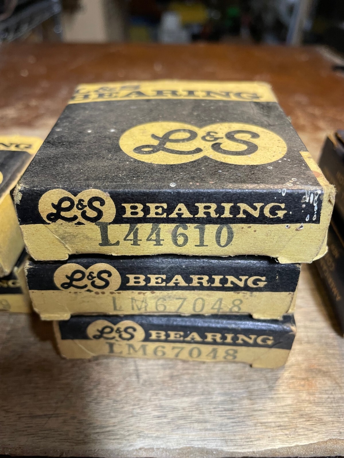 Lot of 9 Ball Bearings L&S ABC, Bower – New Old Stock Industrial Bearing