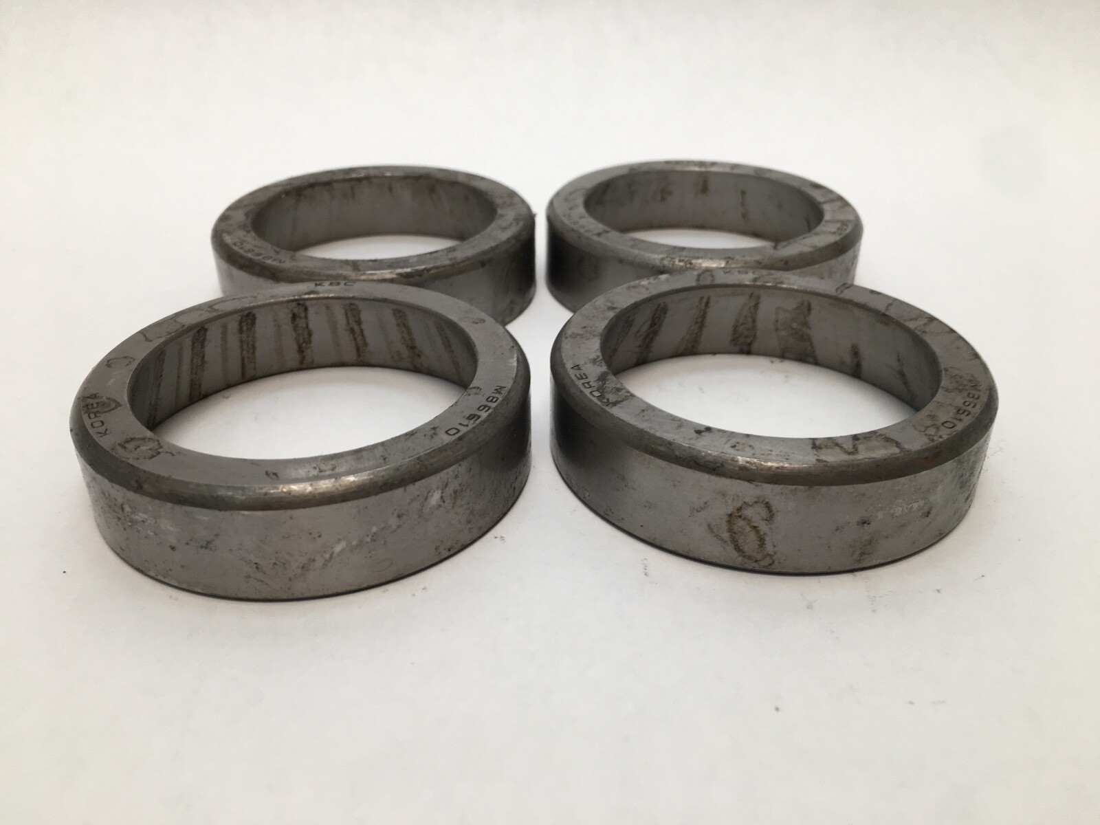 4 pcs KBC M86610 Taper Roller Bearing Cup/Race 2-17/32″ OD M-86610