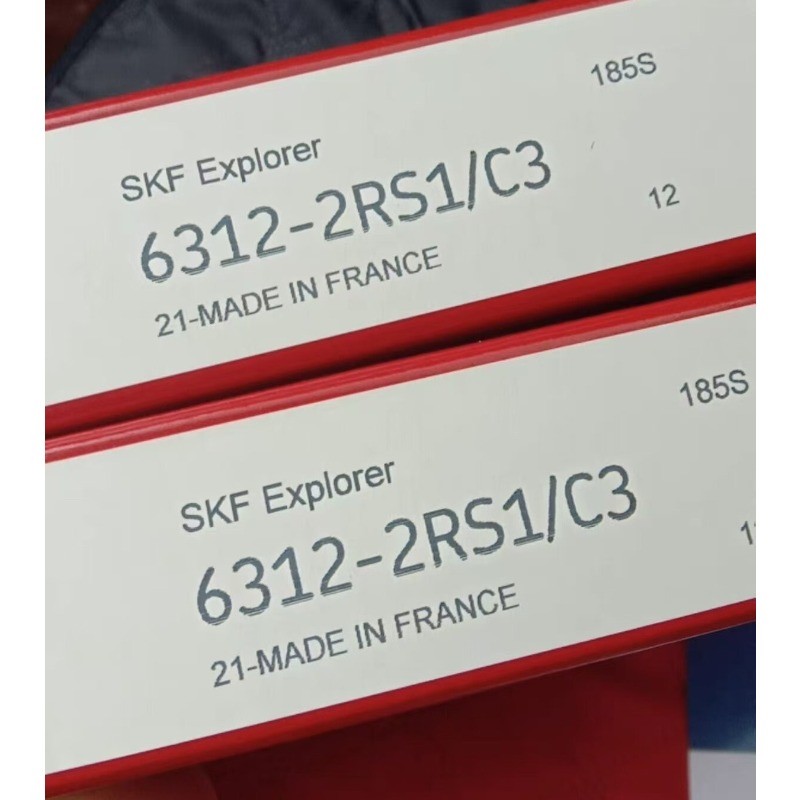 NEW SKF 6312-2RS1/C3 single row deep groove ball bearing 1PCS #PA