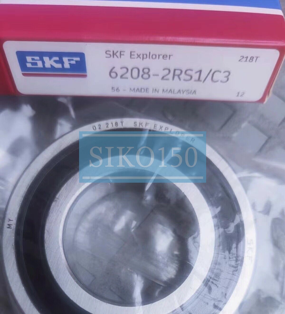 1PC SKF 6208-2RS1/C3 deep groove ball bearing #SK