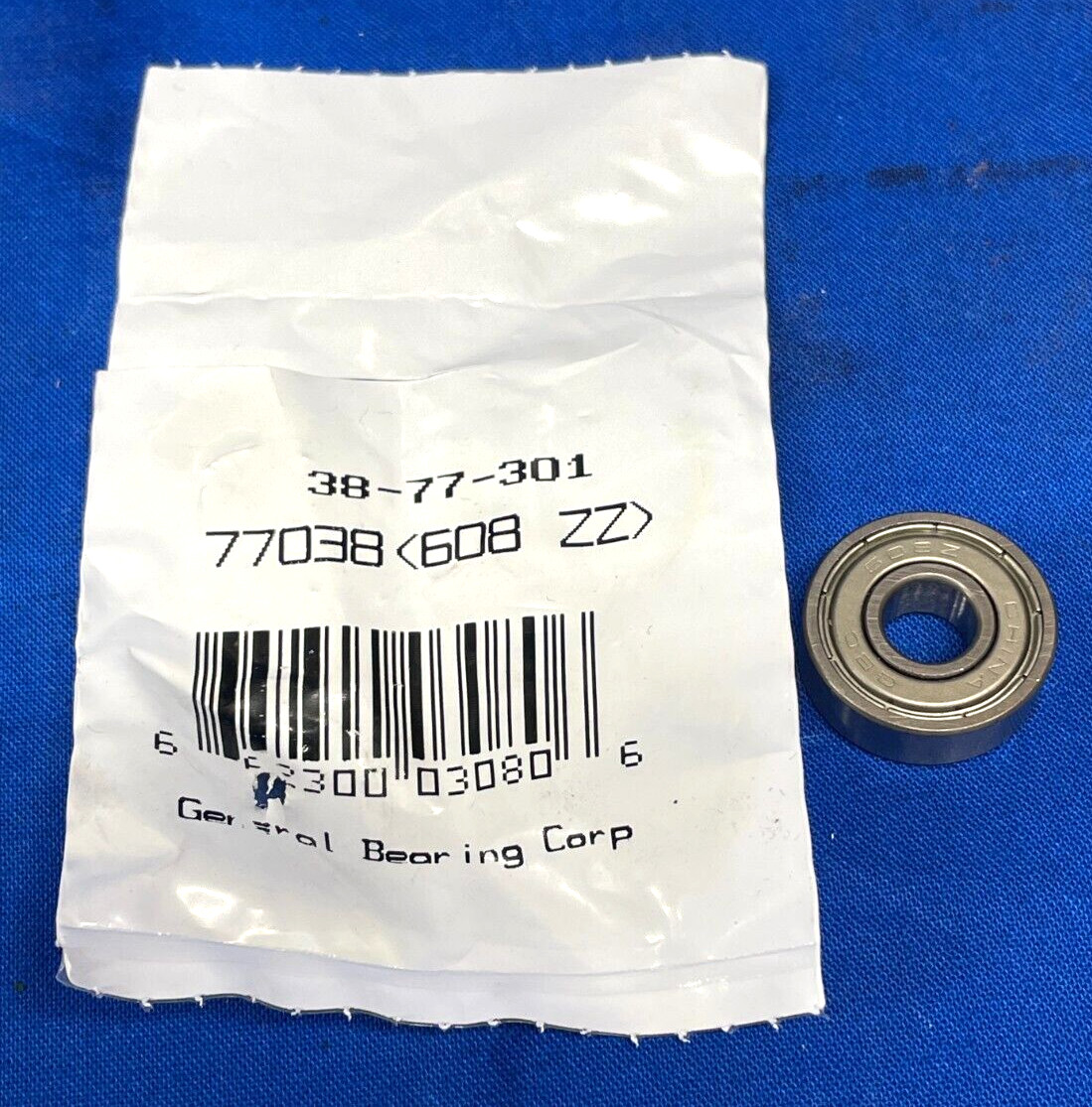 GENERAL BEARING DEEP GROOVE BALL BEARING 77038 5/16″