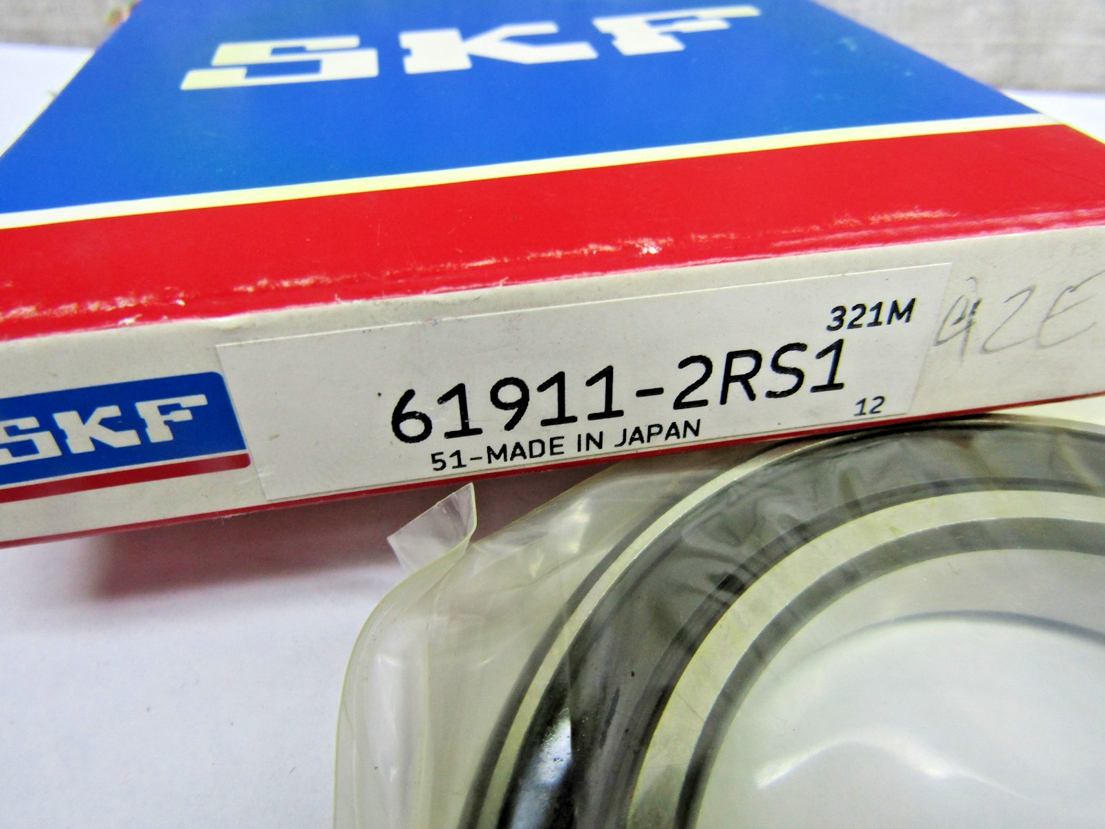 SKF 61911-2RS1 55mm X 80mm X 13mm Sealed Bearing