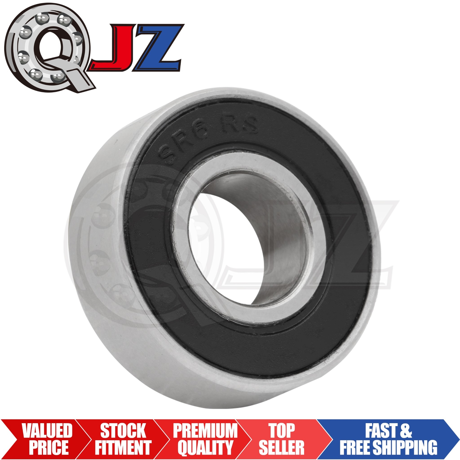 [Qty.1] SR6-2RS Stainless Steel Radial Bearing [3/8″ ID x 7/8″ OD x 0.2812″ W]