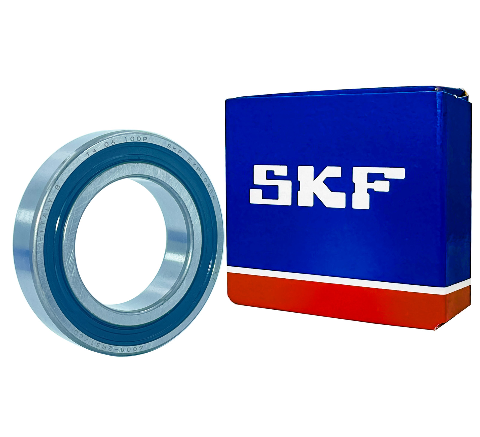 SKF 6008-2RSH C3 Clearance 40X68X15MM Double Rubber Seal Ball Bearings 6008RS