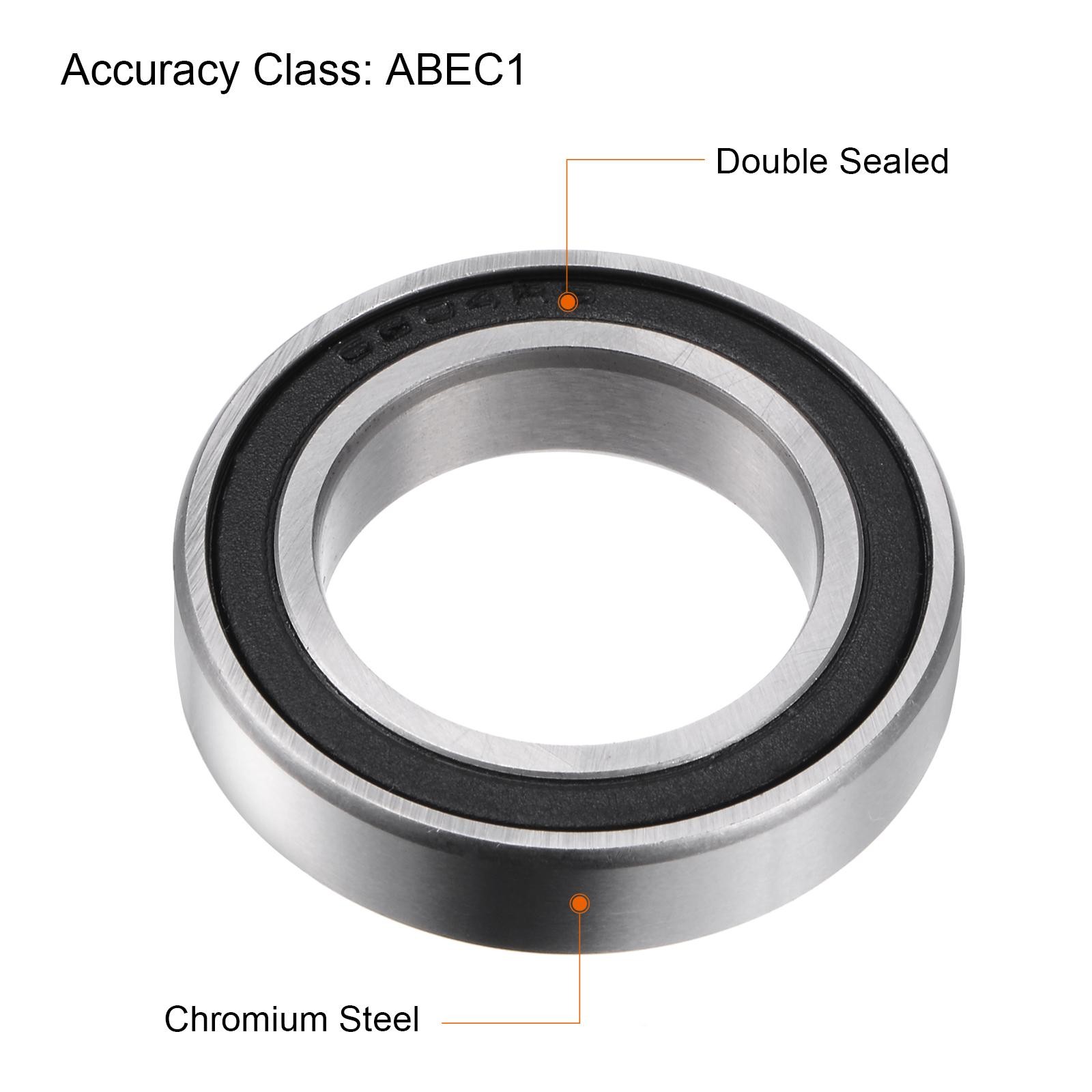 6804-2RS Ceramic Bearings 20mm x 32mm x 7mm Si3N4 Silicon Nitride Bearing Balls