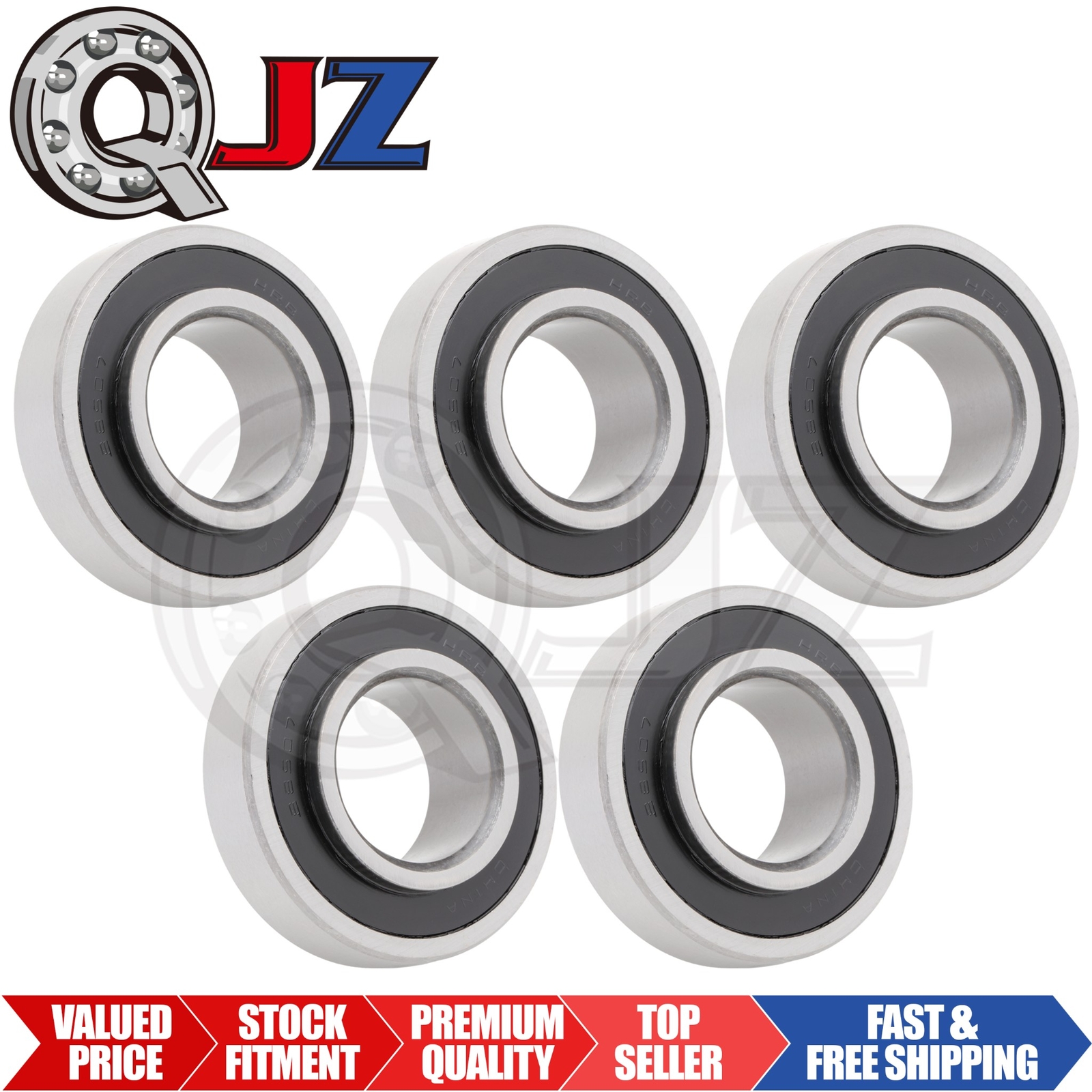 [Qty.5] 88507 Agricultural Equipment Ball Bearing [35mm ID x 72mm OD x 17mm W]