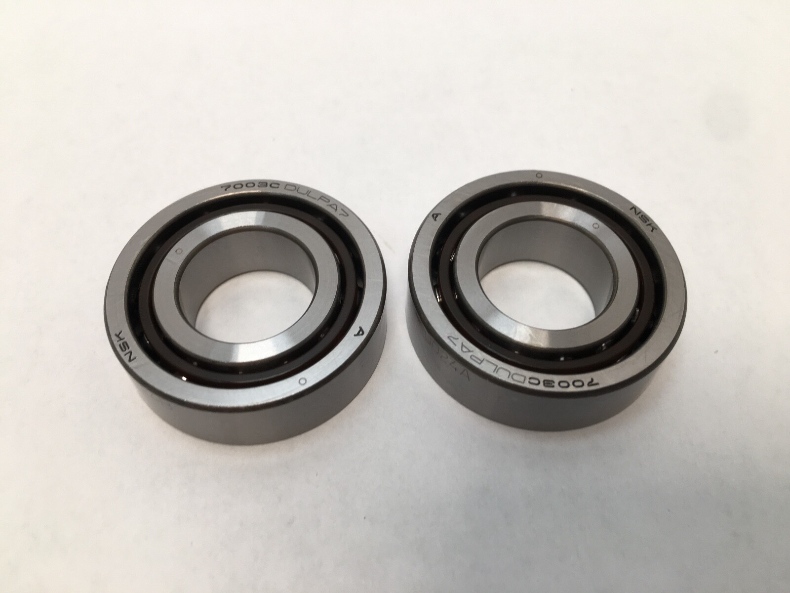NSK 7003CTYDULPA7 Angular Bearing 17x35x10mm 7003 C TY DUL PA7 ABEC7 Japan 2 Pcs