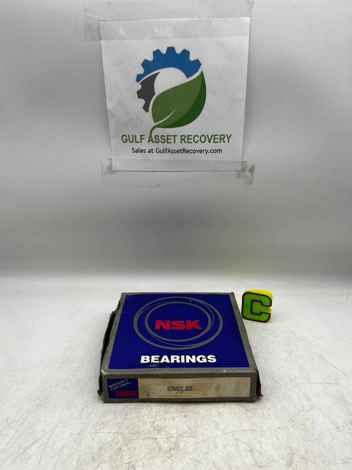 NSK 6318VVC3E-AS2S 6300 Series Deep Groove Ball Bearing, Single Row (Open Box)