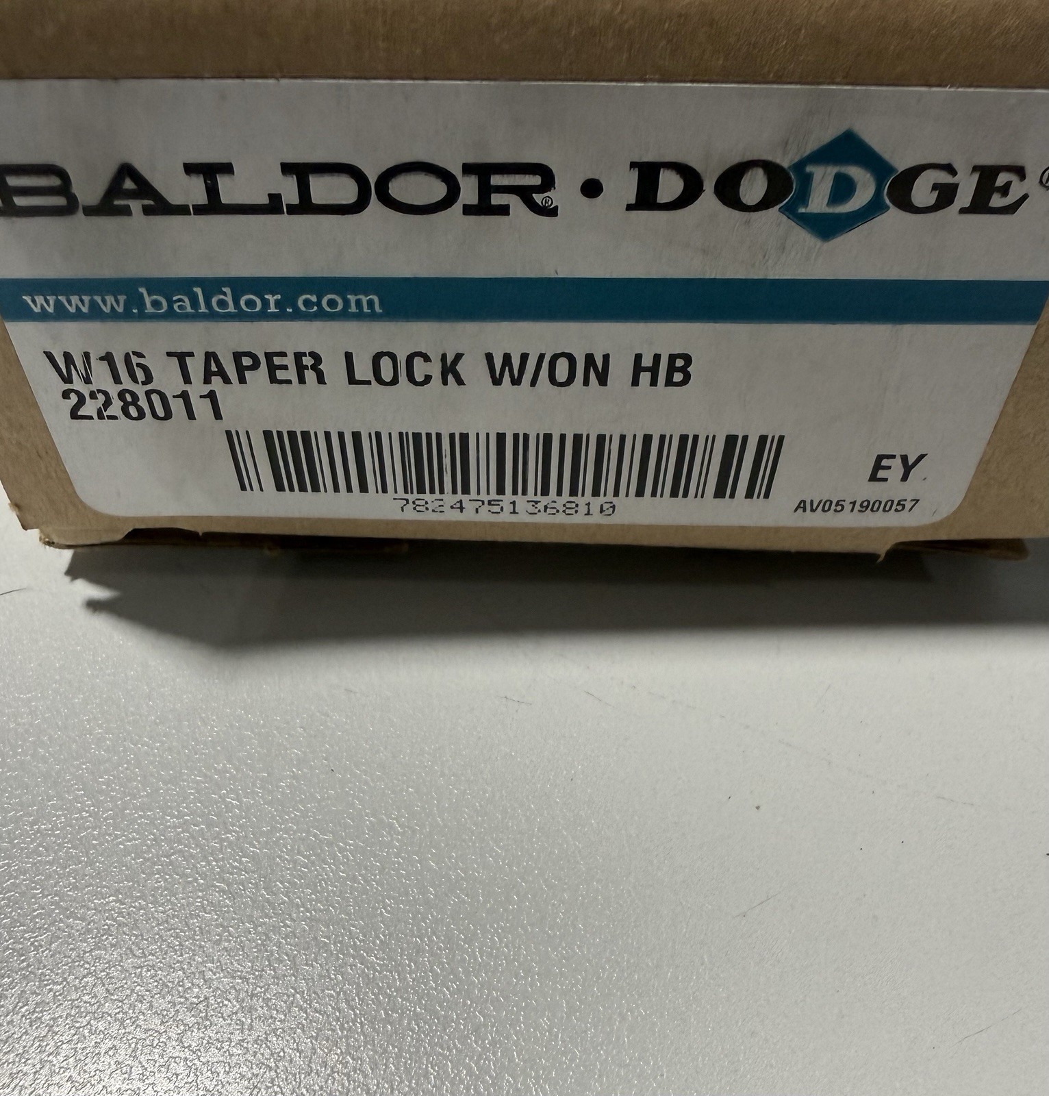 Dodge Baldor ABB 228011 W16 Taper Lock Weld-On Hub 2-1/4 in Bore, 3-1/4 in OD
