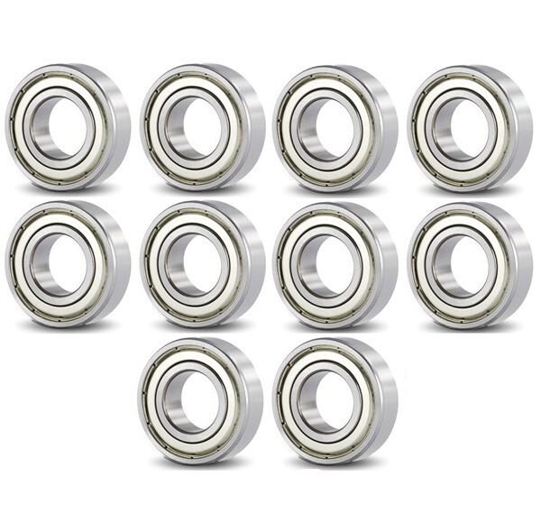 10-Pack 6202-2ZZ Heavy Duty Ball Bearing ABEC3 15mmX35mmX11mm