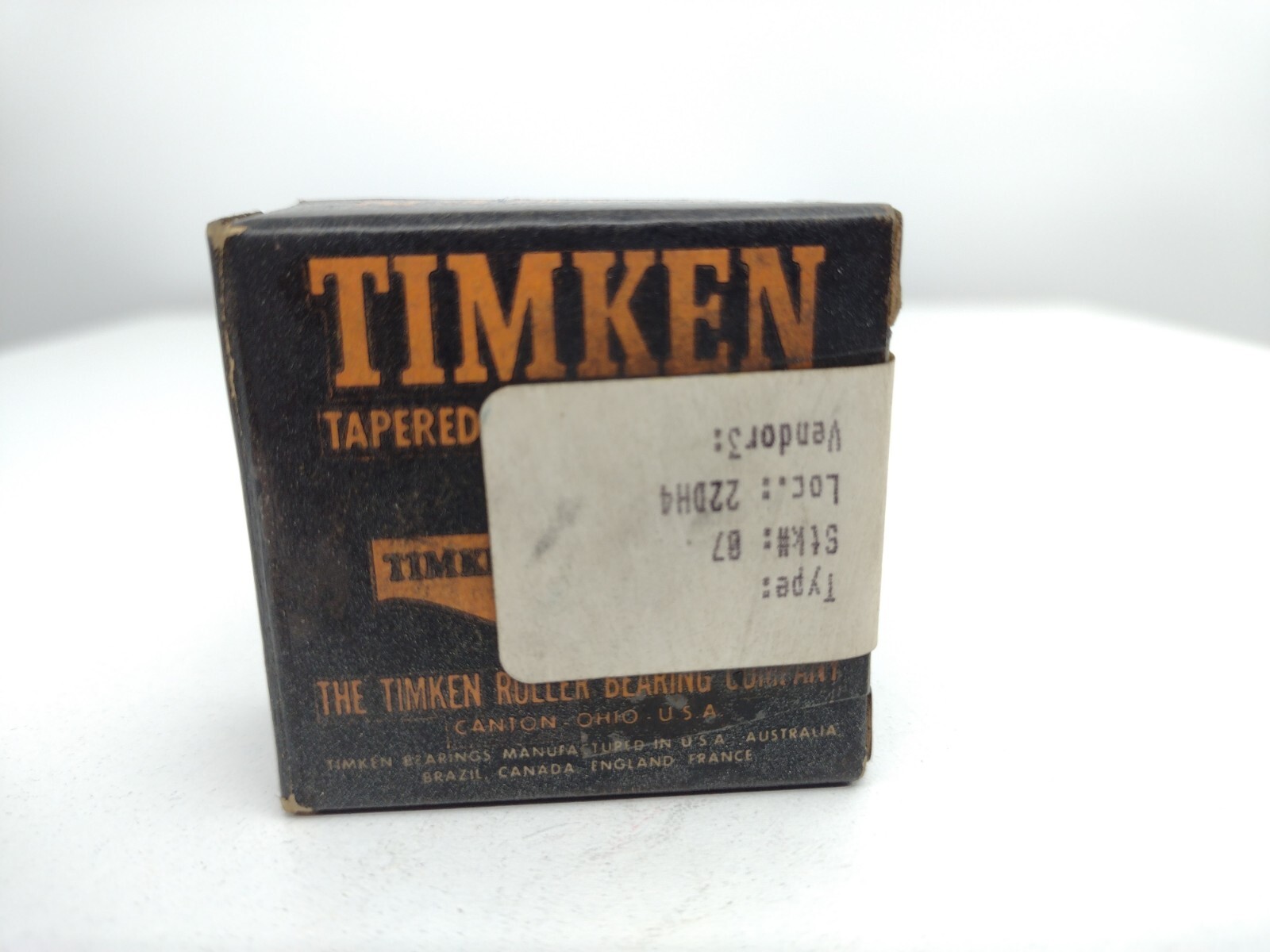 Timken 09070 Tapered Roller Bearing Cone 0.6950 inch Bore