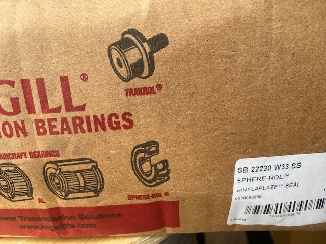 McGill SB22230W33SS Spherol® Straight Bore Radial Spherical Roller Bearing (NEW)