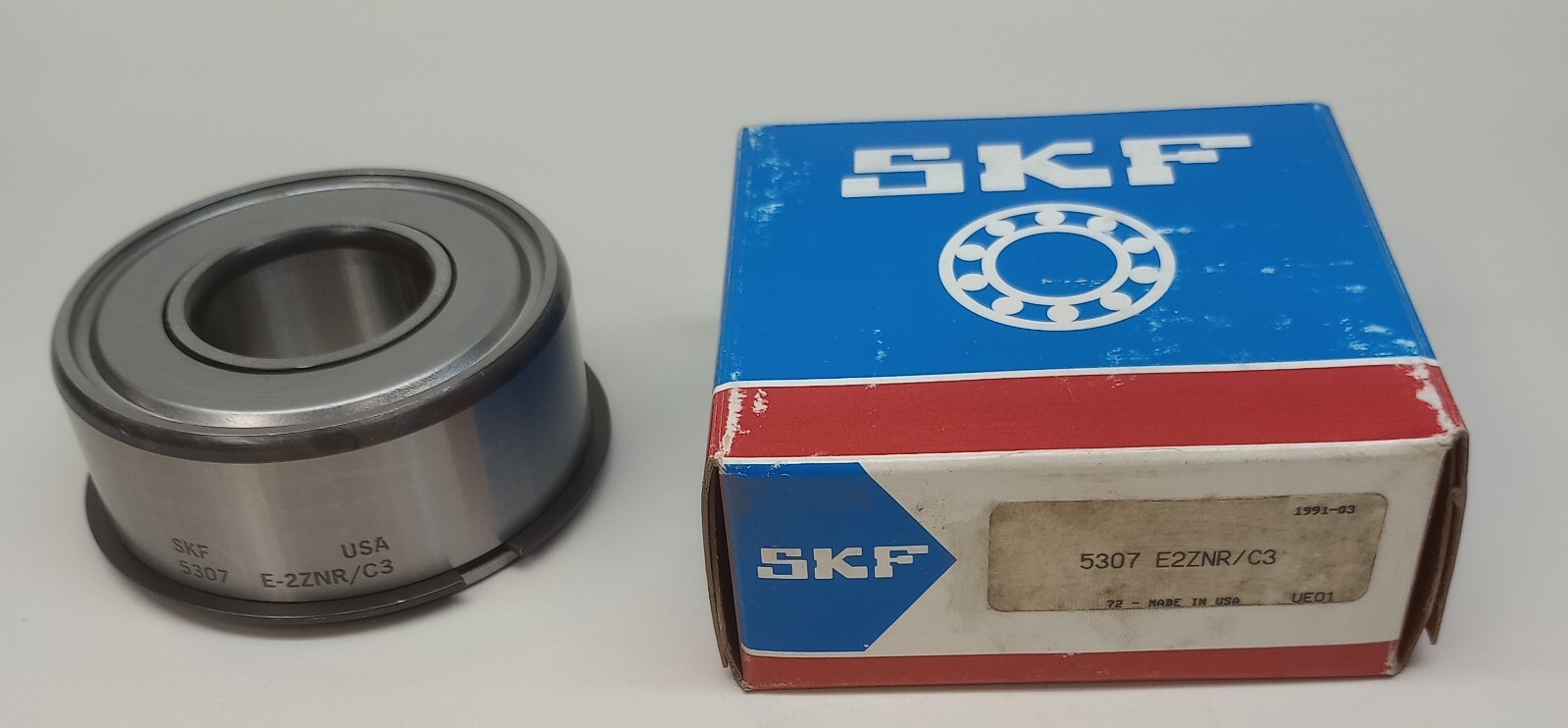 SKF 5307 E2ZNR-C3 Angular Contact Bearing Double Row 35mm ID X 80mm OD X 35mm W