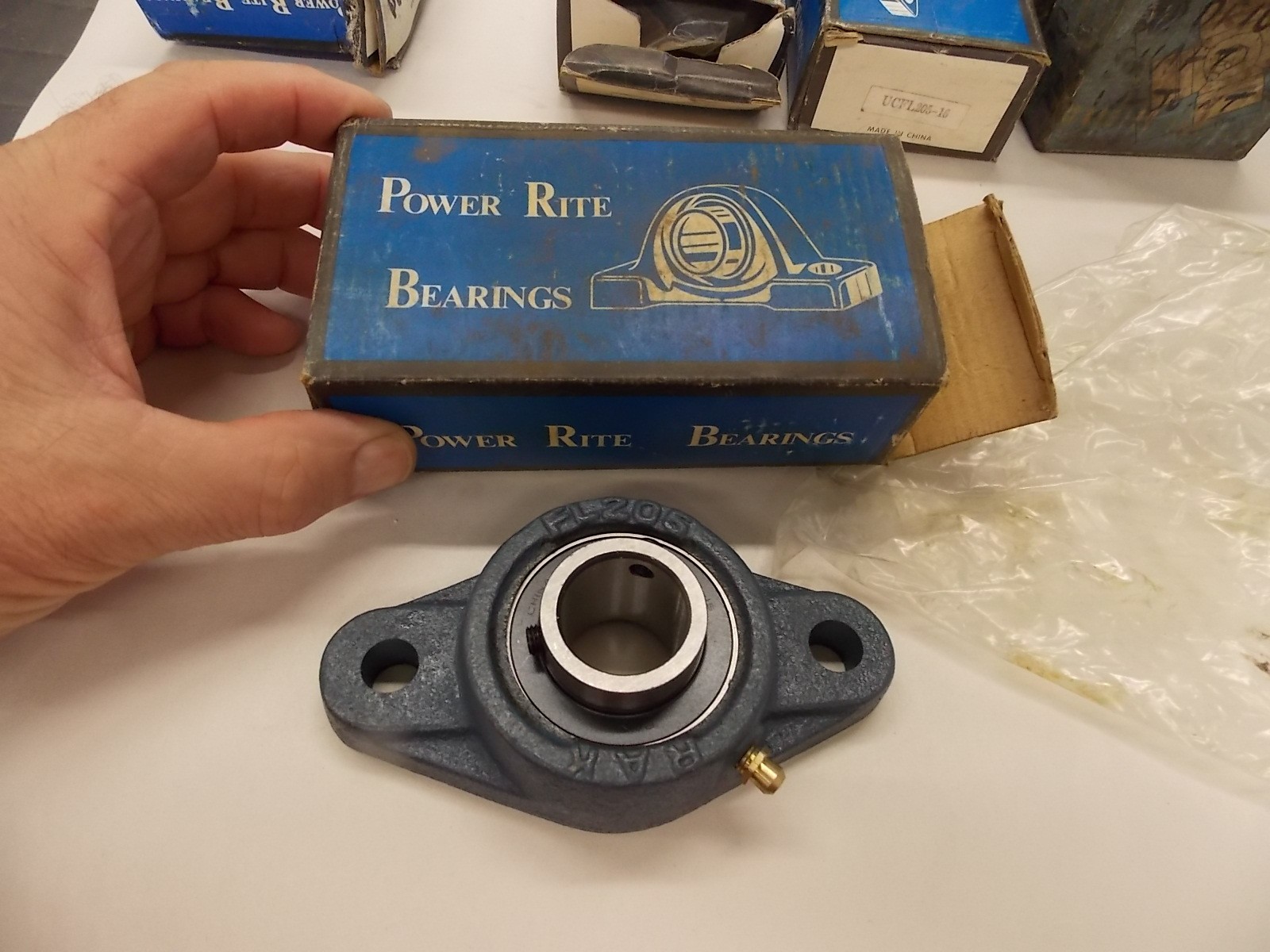 New Power Rite UCFL205-16 1″ 2 Bolt Flange Mount Ball Bearing V2