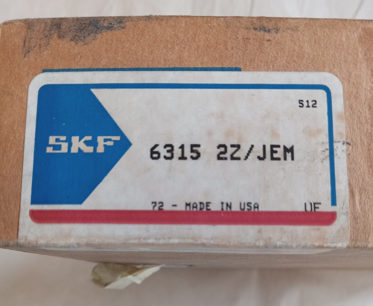 SKF 6315 2Z/JEM Deep Groove Radial Ball Bearing