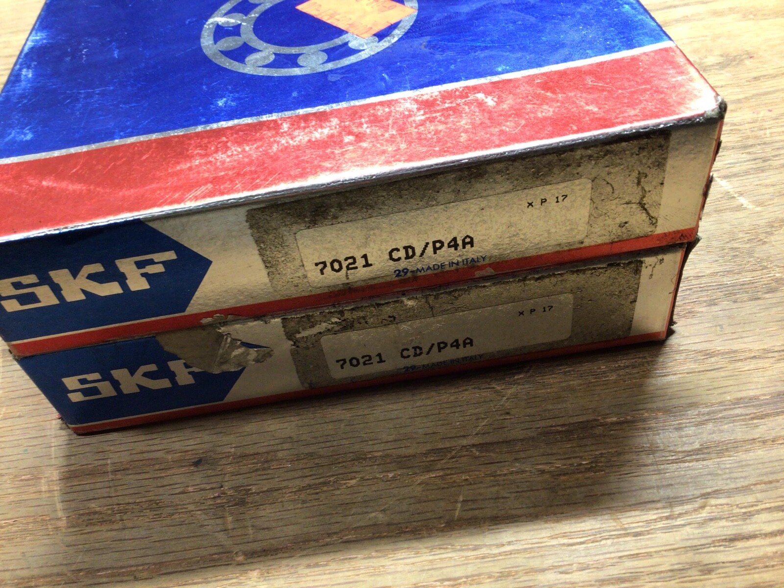 NEW MATCHED PAIR SKF 7021 CD/P4A Super Precision Angular Contact BearingS