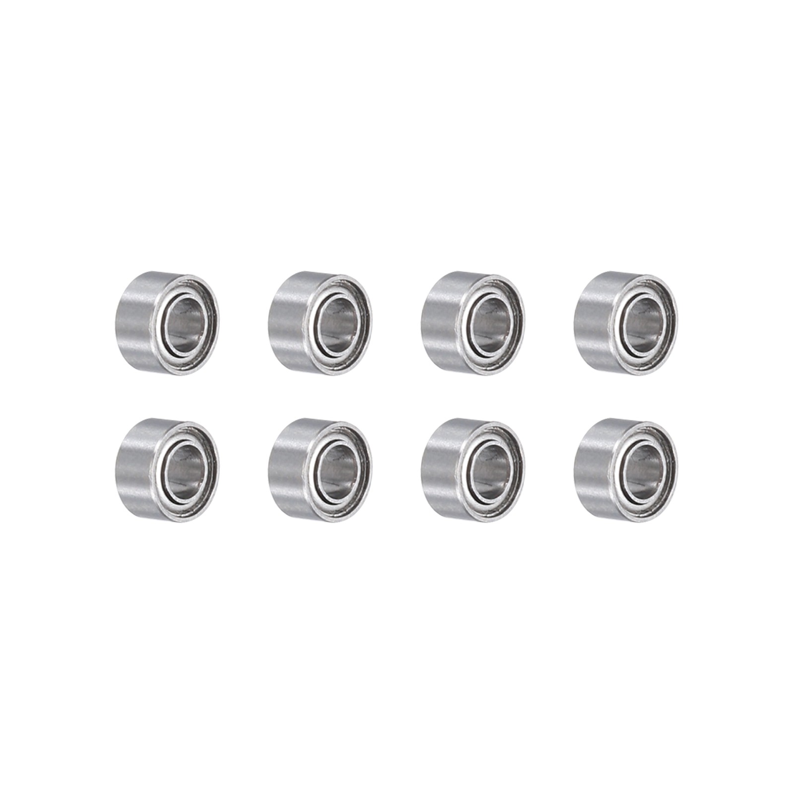 8pcs R133ZZ Bearings 3/32″x3/16″x3/32″ High Carbon Chromium Bearing Steel