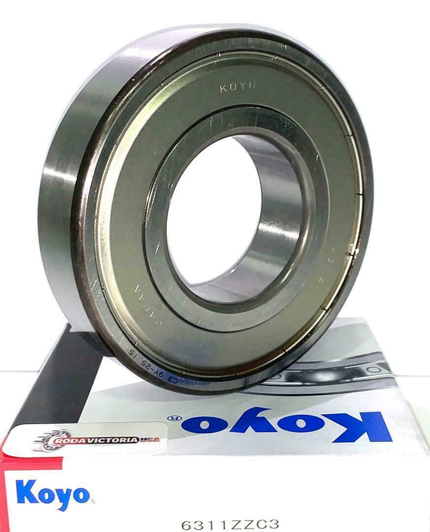 KOYO JAPAN 6311 ZZ C3 DEEP GROOVE BALL BEARING, METAL SHIELDED 55x120x29mm