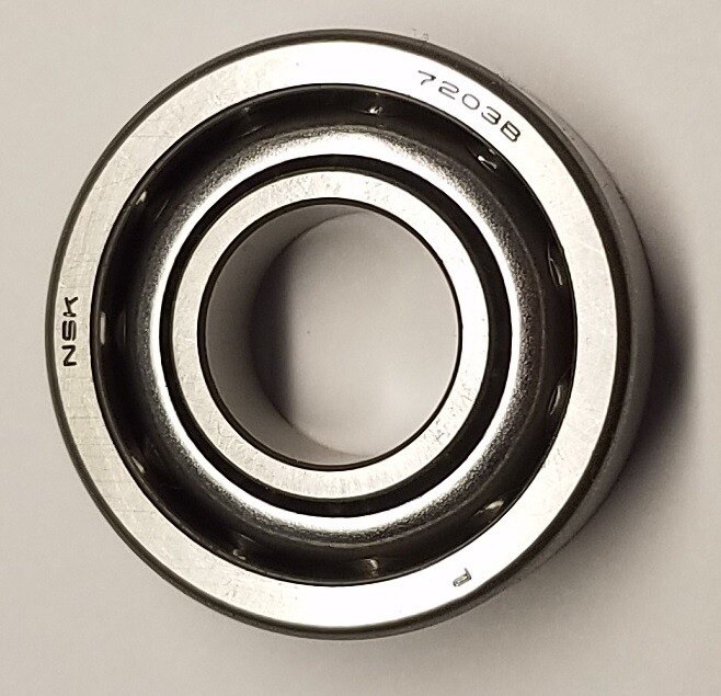 NSK 7203B ANGULAR CONTACT BEARING 17x40x12 mm 7203 B JAPAN