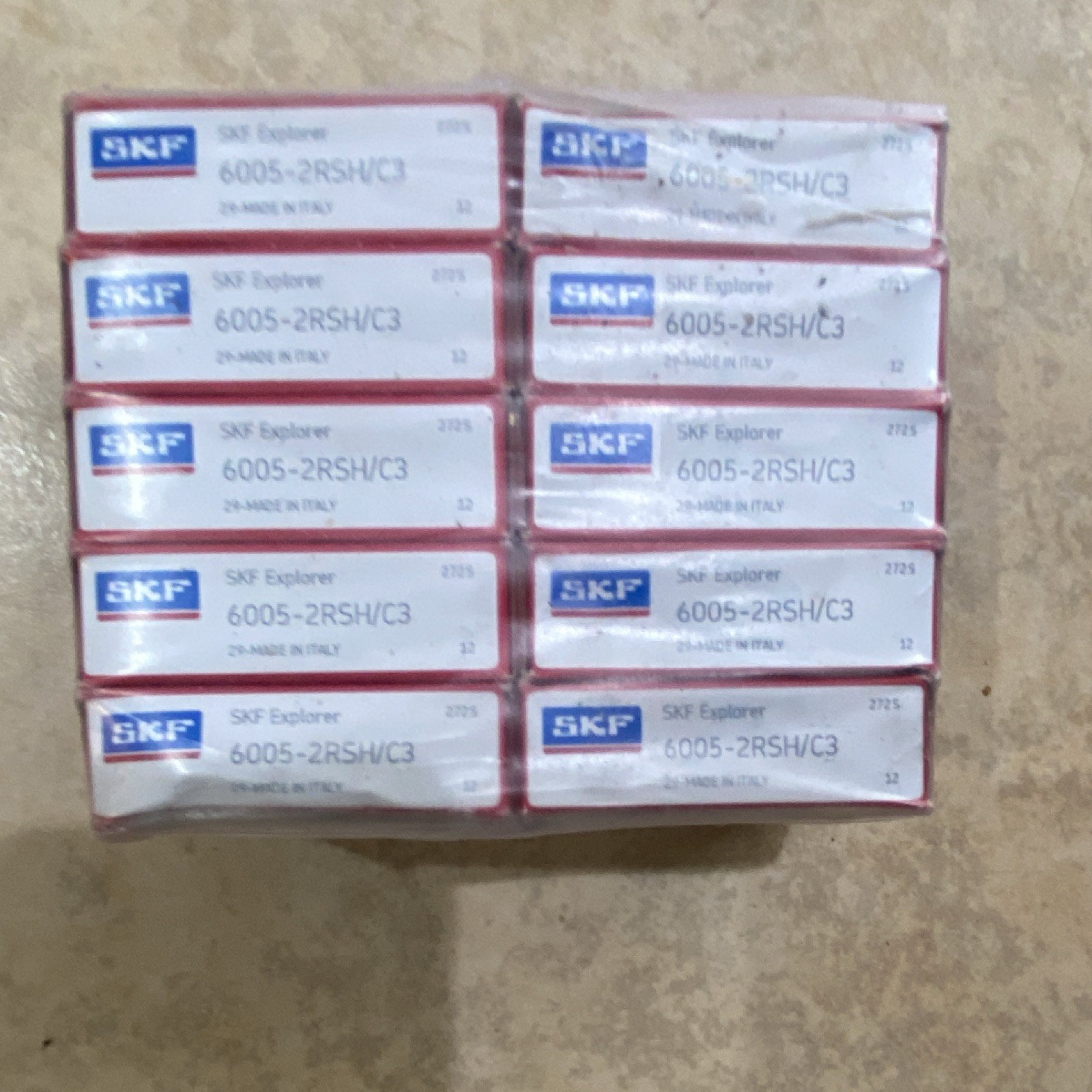 SKF Explorer 6005-2RSH/C3 Ball Bearing Steel 25mm Bore 47mm OD 12mm W
