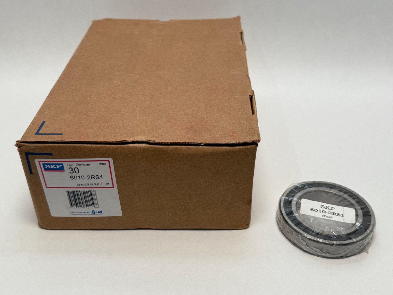 SKF 6010-2RS1 Bearing Rubber Seals 6010RS 60102RS1 6010-2RS 50x80x16 mm