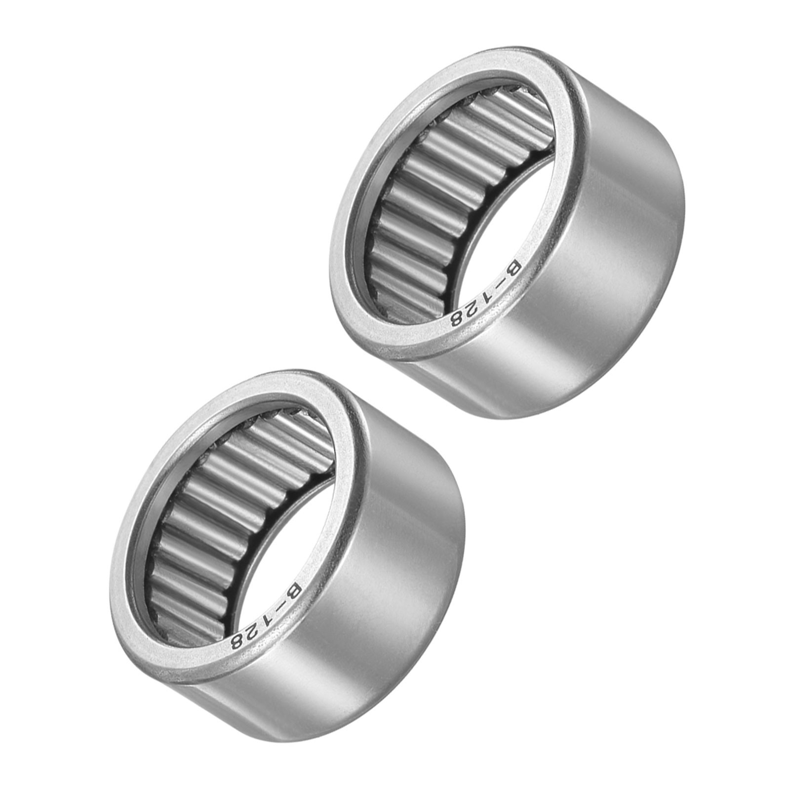 2pcs B128 Needle Roller Bearings – [3/4 Inch x 1 Inch x 1/2 Inch] Chrome Steel