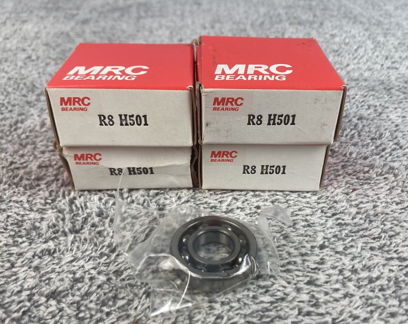 MRC Ball Bearings R8 H501 Radial Deep Groove -Lot 4