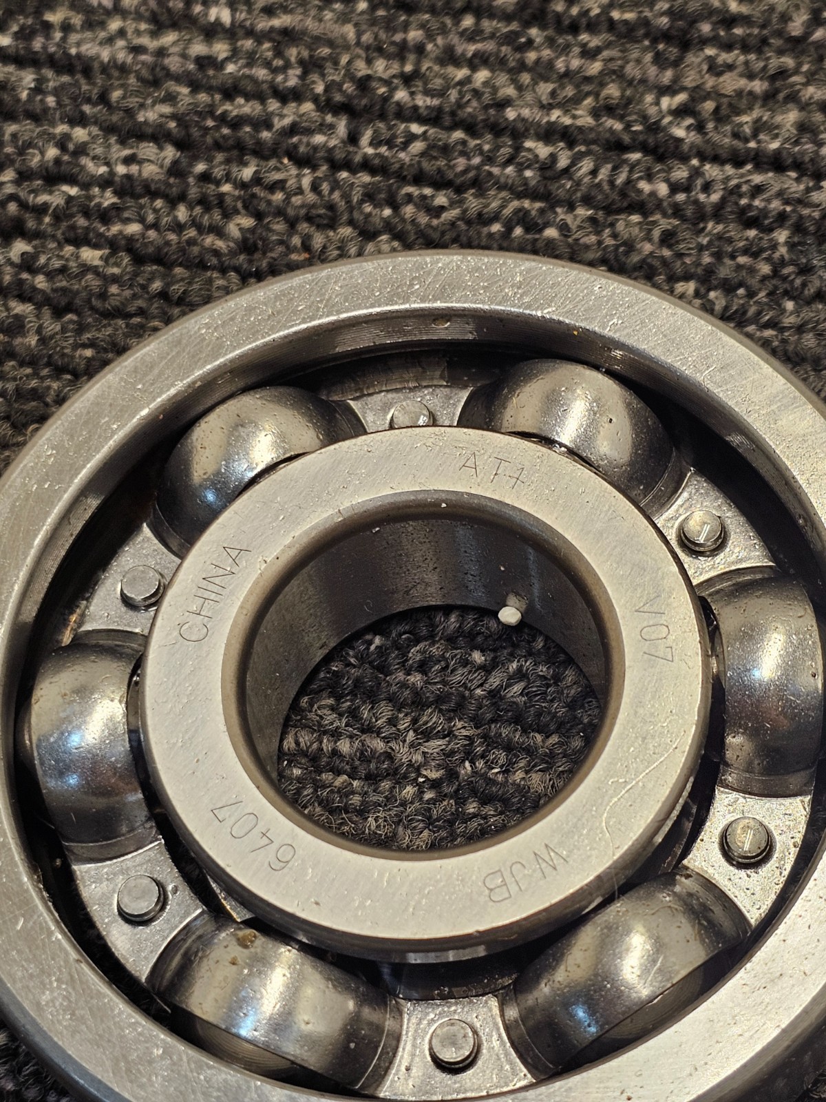 WJB 6407 Radial Ball Bearing-Open AT1 V07 3-7/8″ Outer Diameter