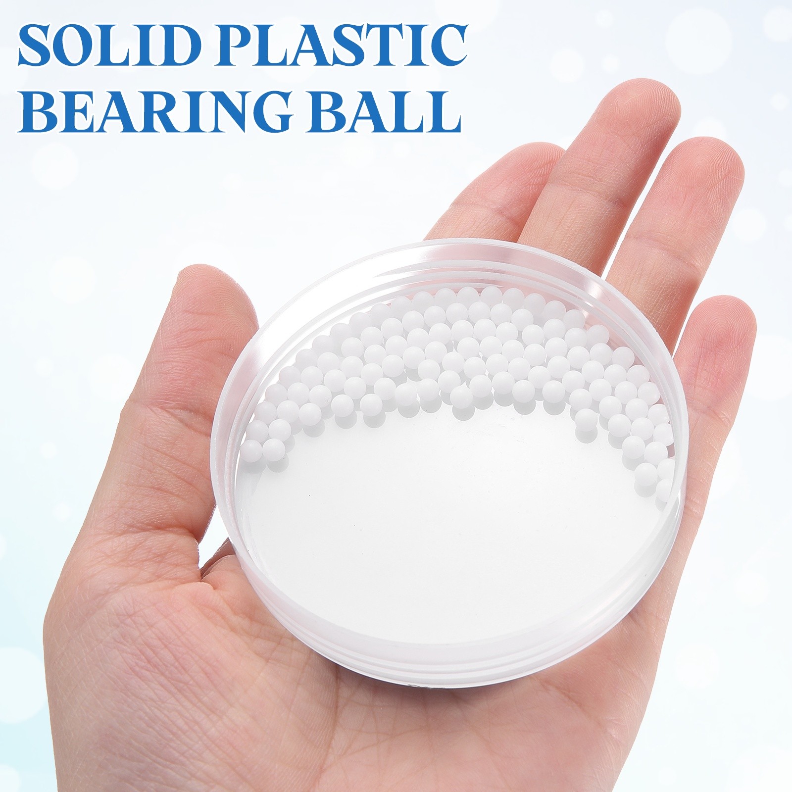 200 Pcs 1/8″ 3.5mm Solid Plastic Bearing Ball Precision POM Bearing Balls