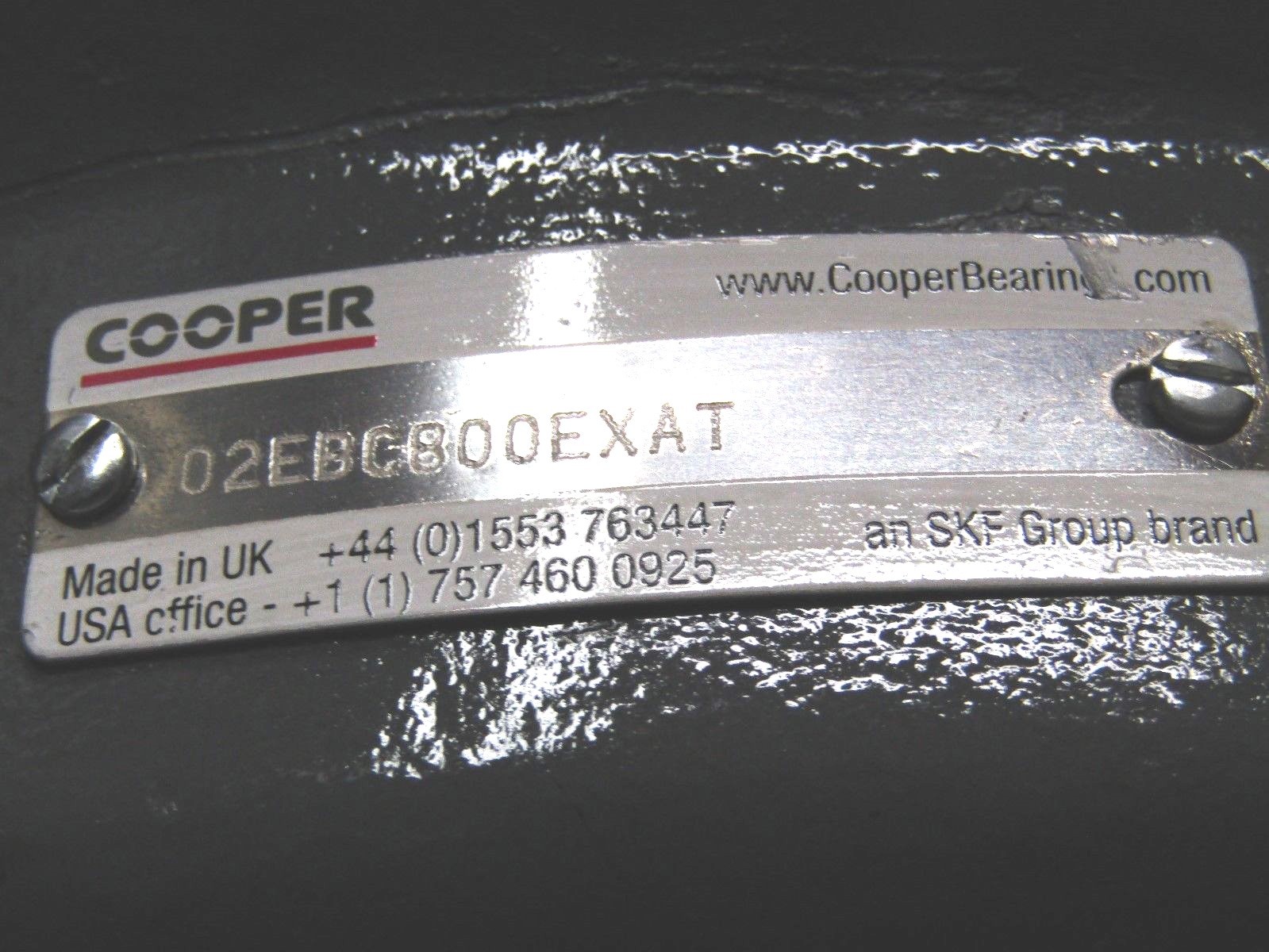 Cooper Bearing 02EBC800EXAT Enhanced Heavy Duty Bearing Cartridge +Seals 8″ Bore