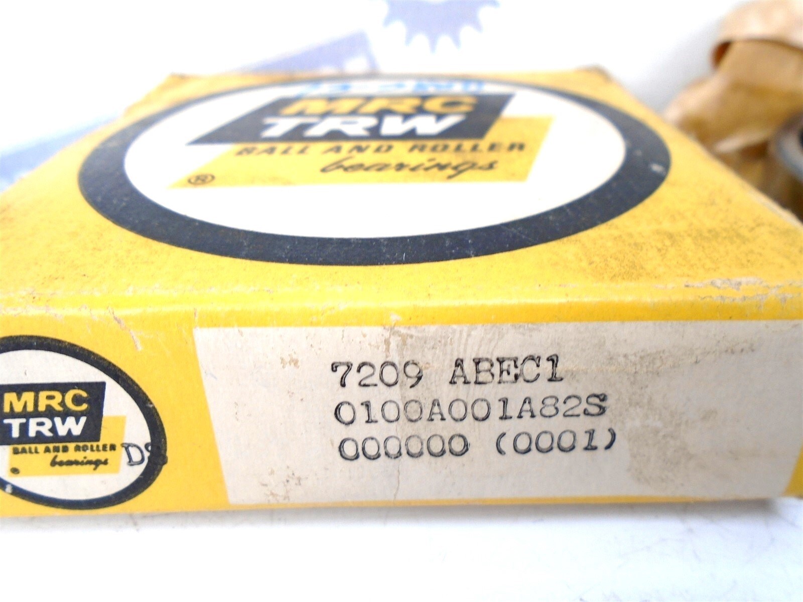 MRC -7209 ABEC1 – ANGULAR CONTACT BEARING Single Row 45x85x19mm 29° (NEW in BOX)