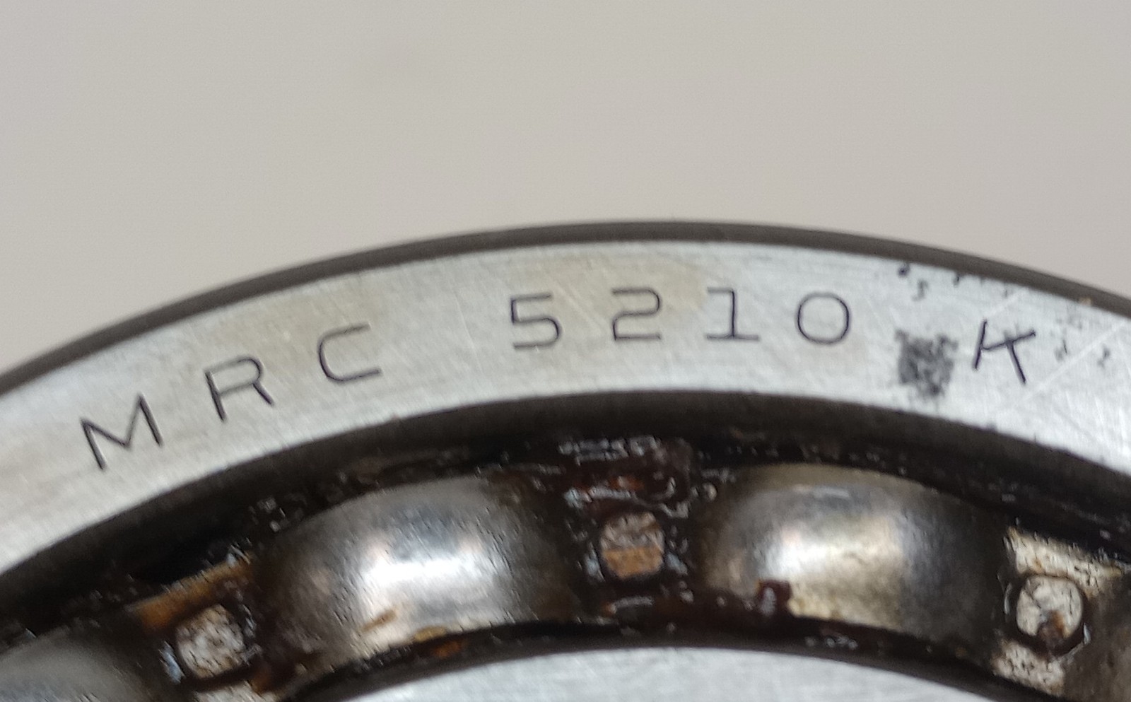 MRC 5210 K Angular Contact Ball Bearing 50 X 90 X 1.1875in 5210K Double Row