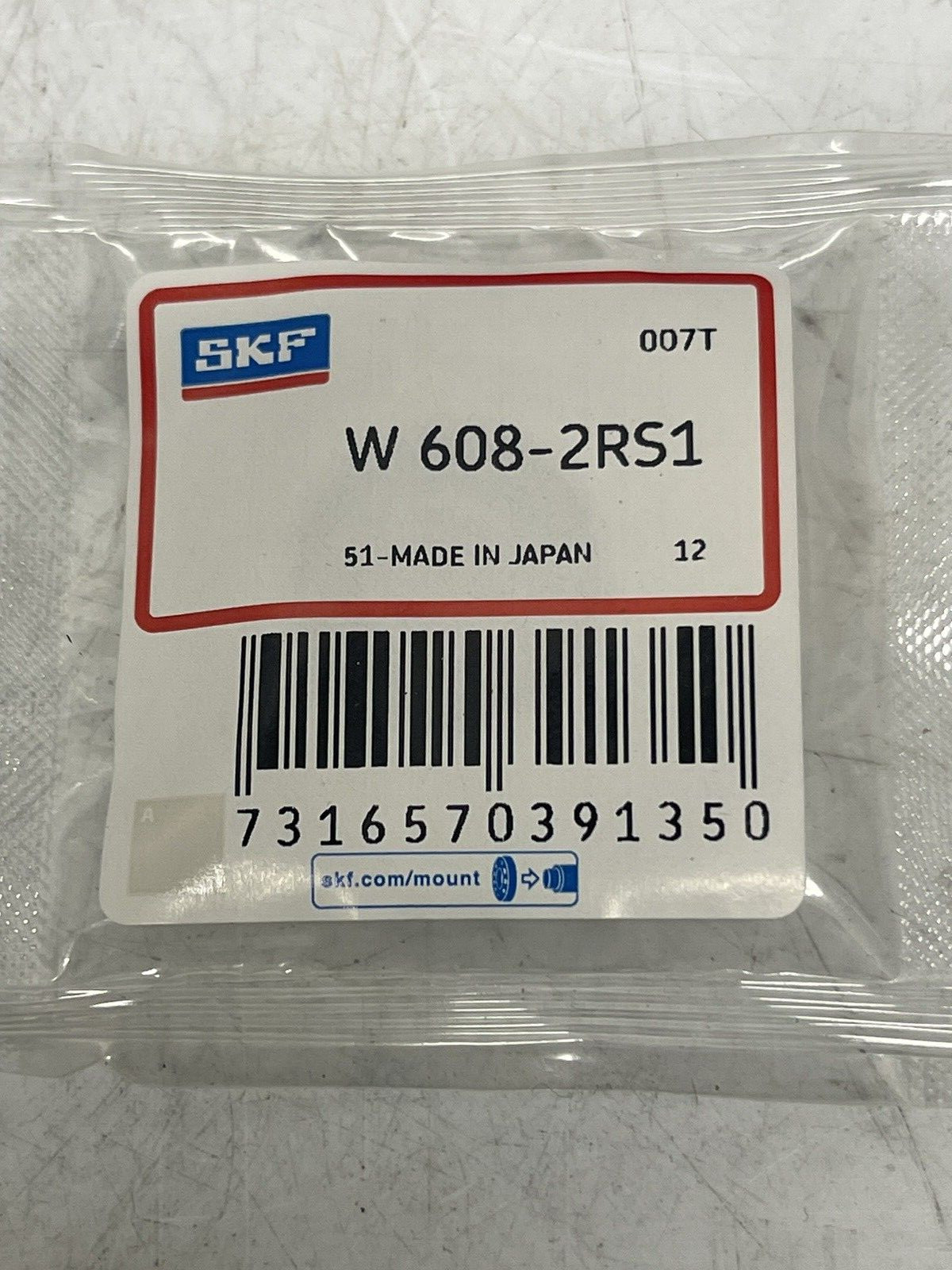 New Lot of 10 SKF W608-2RS1 Stainless Steel Deep Groove Ball Bearings 8x22x7(mm)