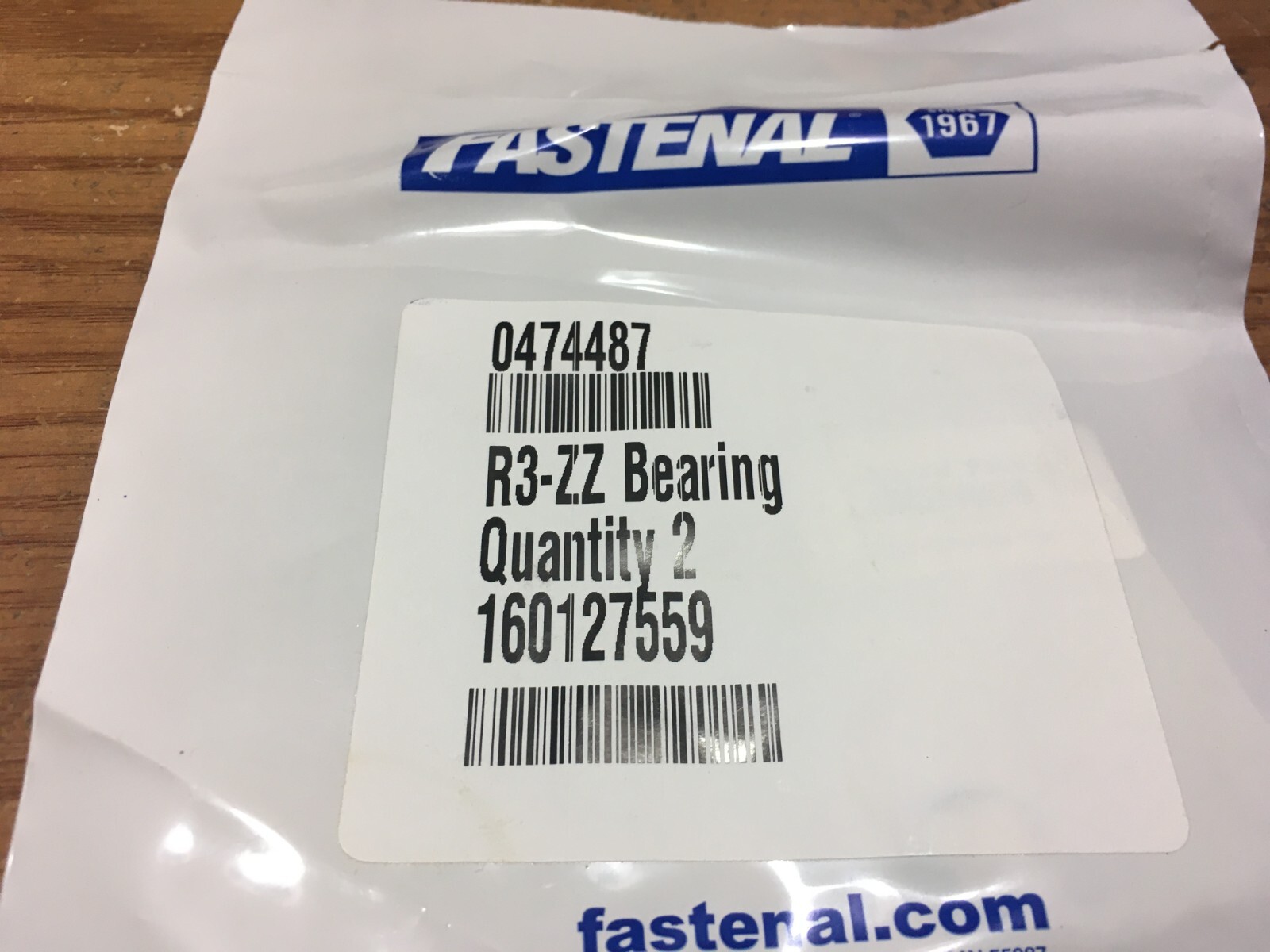 Single Row Deep Groove Radial Ball Bearing .1875″ Bore x 1/2″ OD .196″ W Qty:2