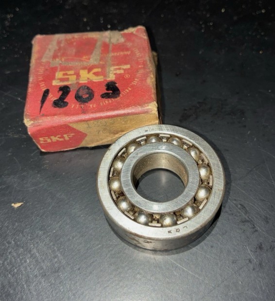 Vintage SKF 1203 ETN9 Self Aligning Ball Bearing 17x40x12mm NOS Open Box