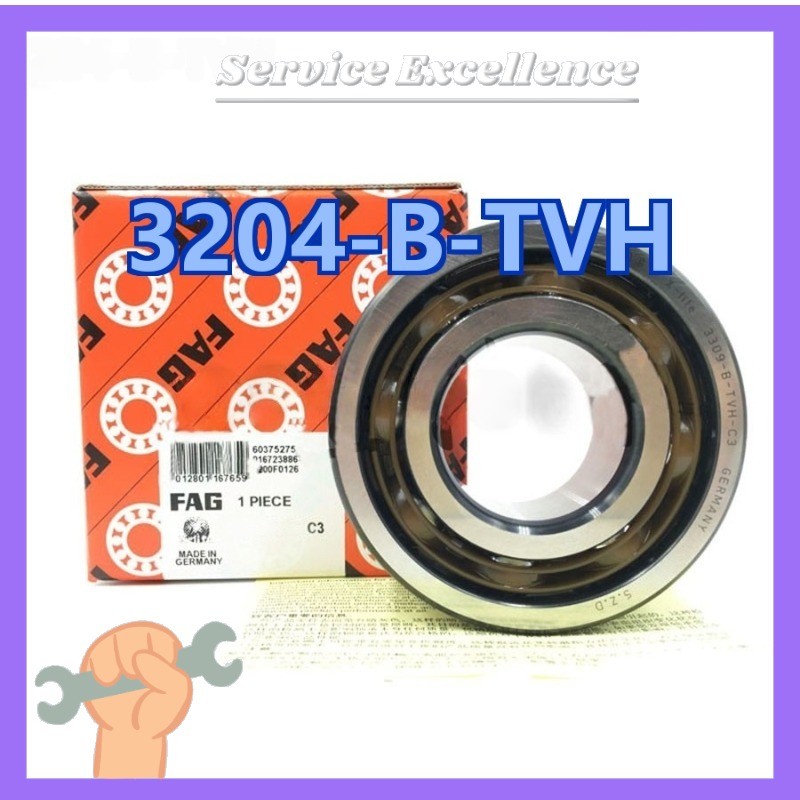 3204-B-TVH 1X Brand New FAG Self-aligning Ball Bearings Double Row 20x47x20.6mm