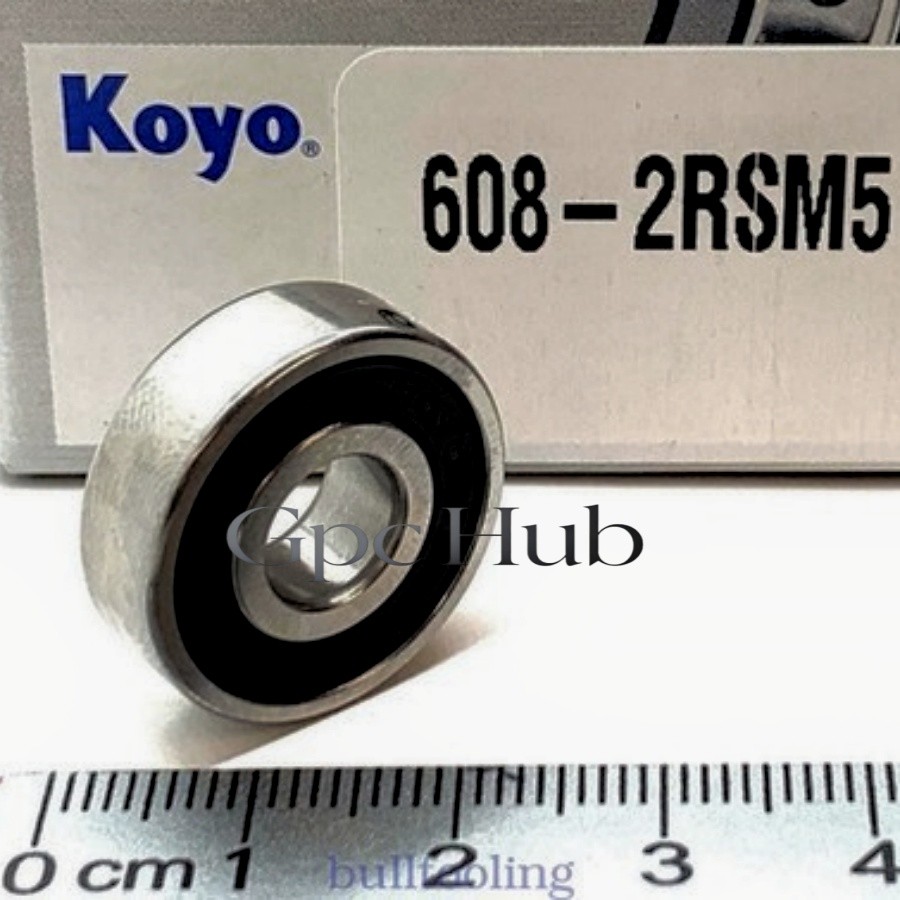1PC Brand New KOYO 608 2RS Single Row Radial Bearing (SKF, NTN, FAG 2RSR,NSK VV)