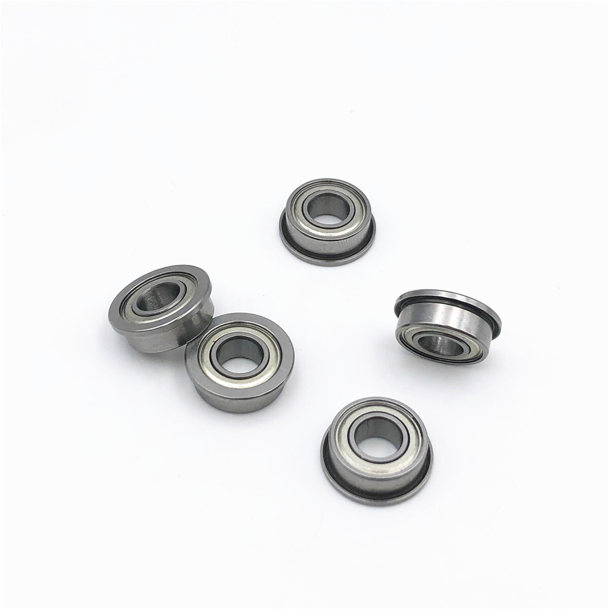 5-15pcs Flange Ball Bearing FR3ZZ FR4ZZ FR6ZZ FR8ZZ Metal Shielded Chrome Steel