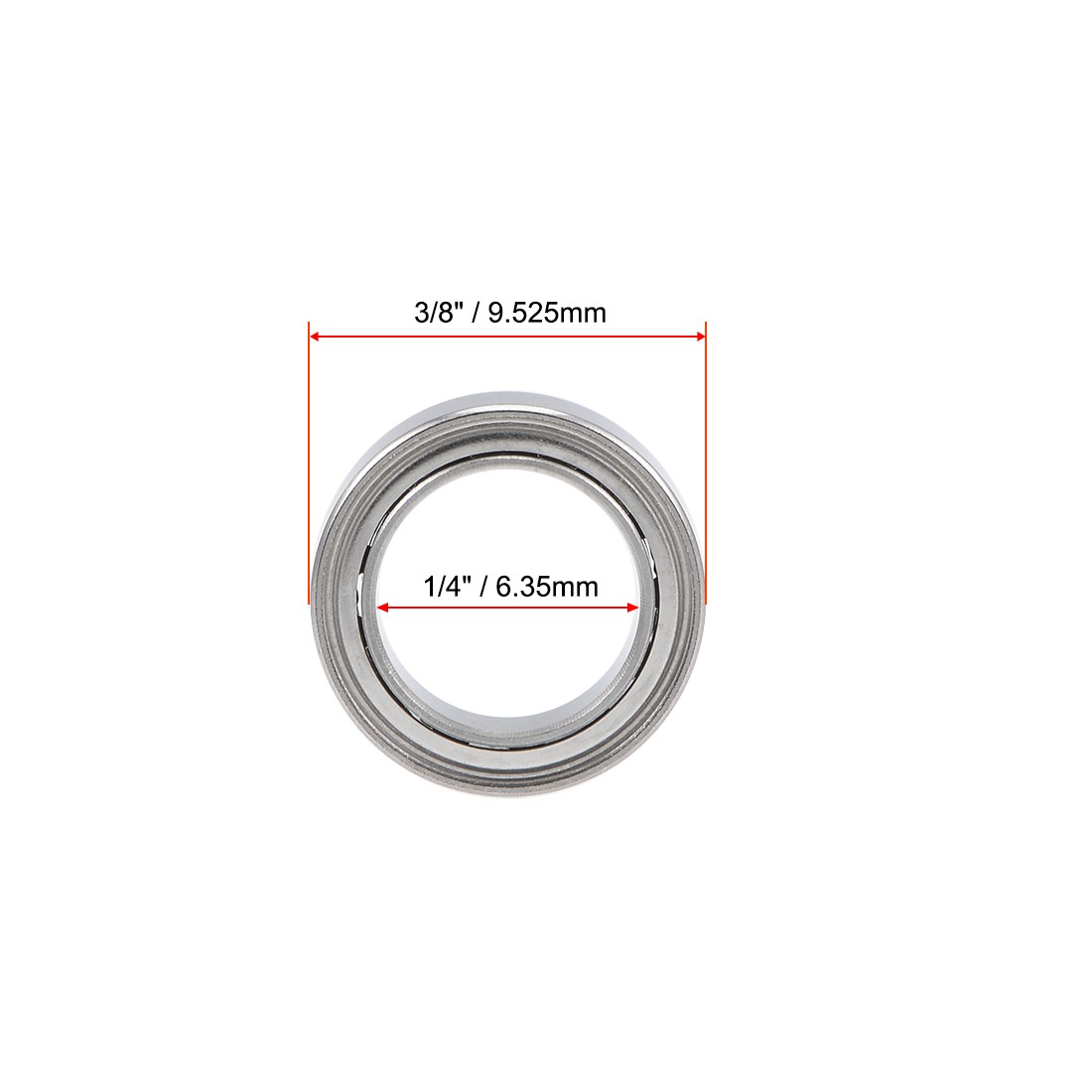 10pcs R168ZZ Deep Groove Ball Bearing 1/4″x3/8×1/8″ Shielded Z2 Lever Bearings