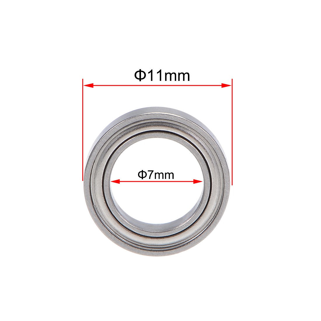 MR117ZZ Deep Ball Bearing 7x11x3mm 10pcs