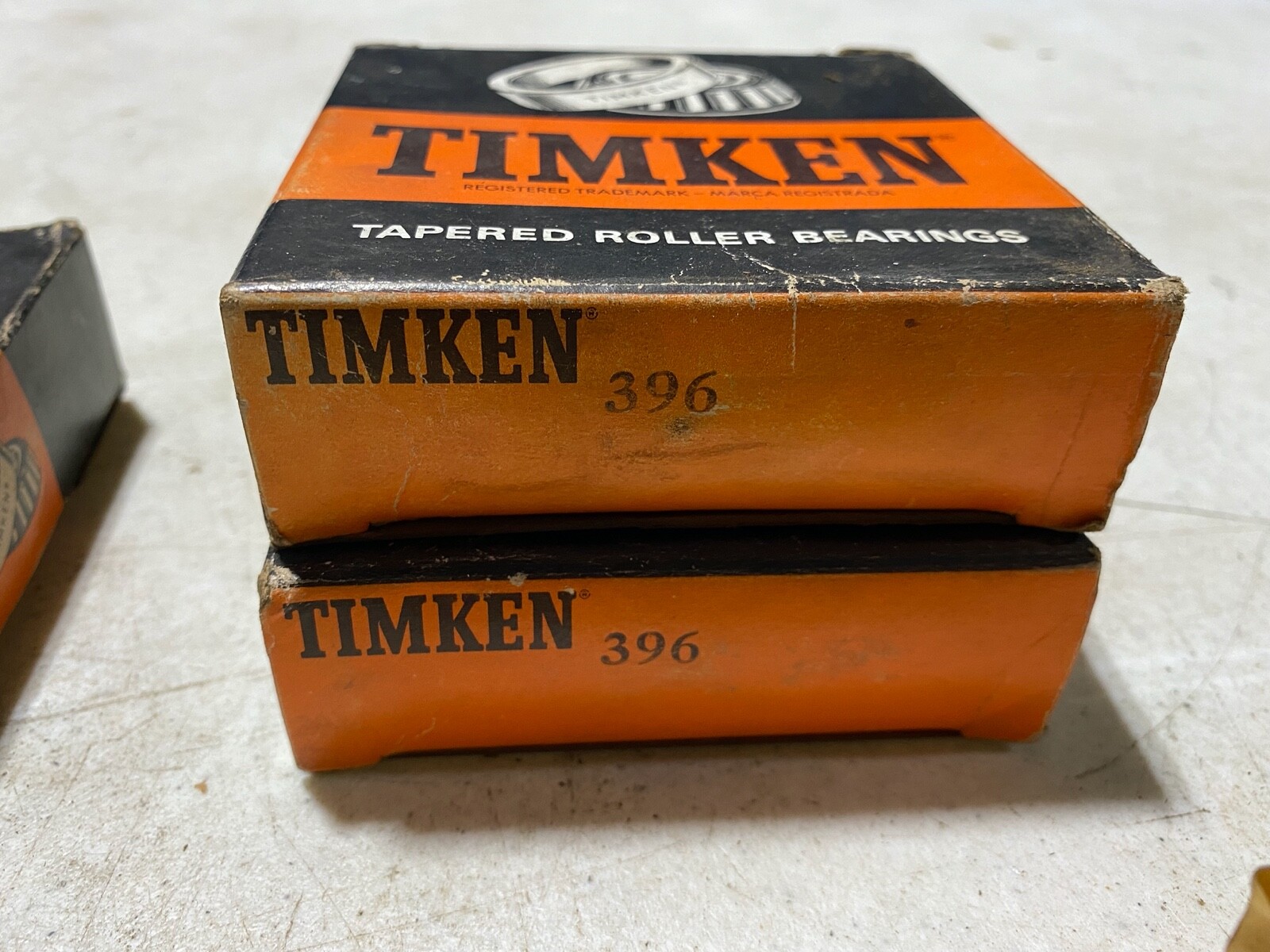 One (1) Timken 396 Tapered Roller Bearing Cone, NOS