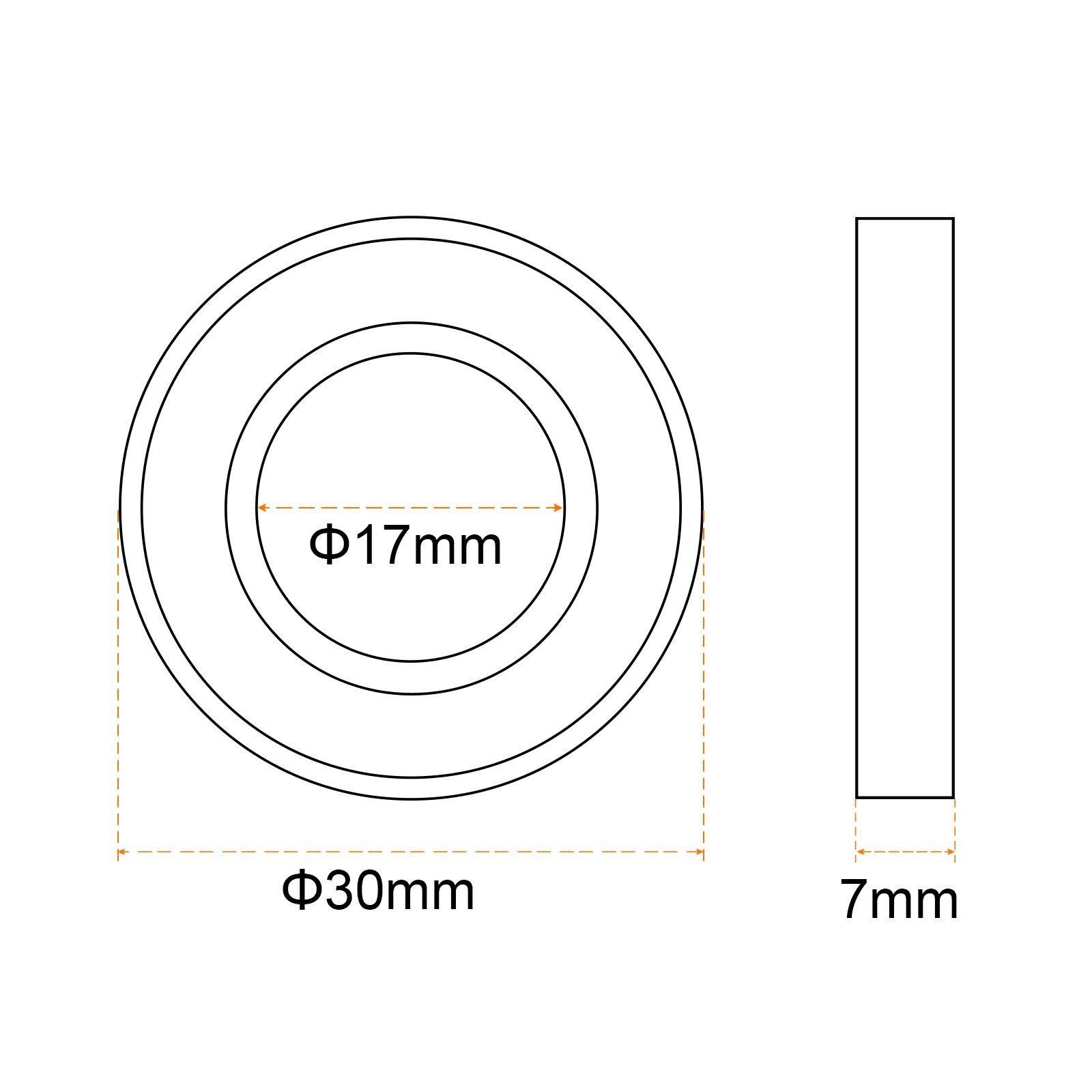 6903-2RS Ceramic Bearings 17x30x7mm Si3N4 Silicon Nitride Bearing Balls