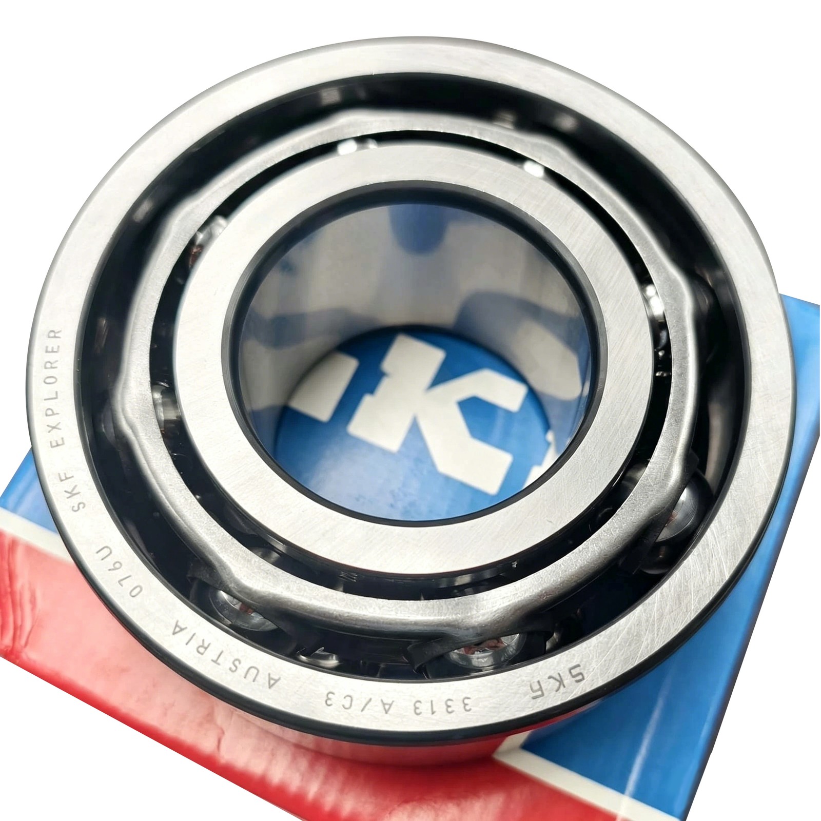 New for SKF Double Row Angular Contact Ball Bearing 3313 A/C3 65x140x58.7mm
