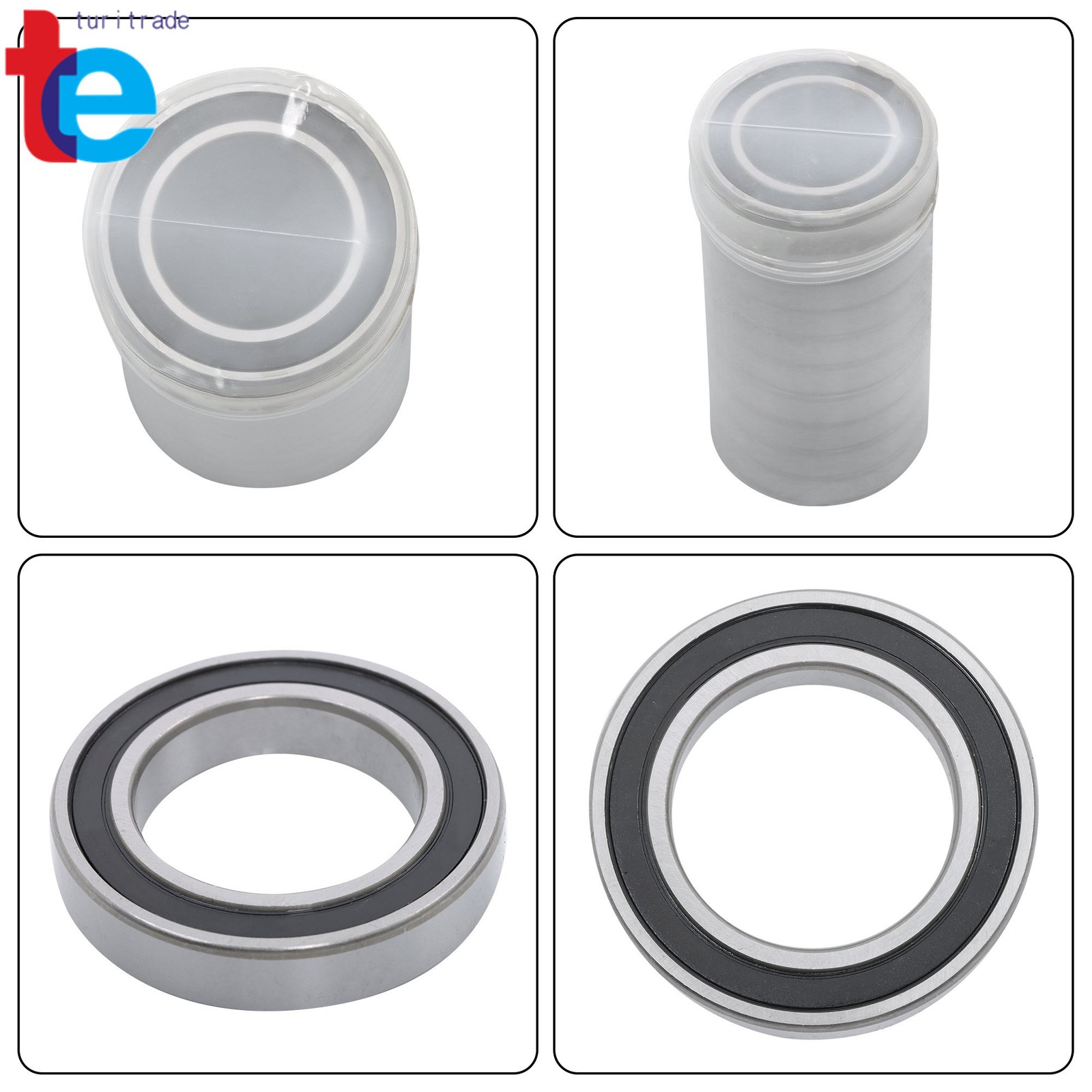 10pcs 6010-2RS Sealed Ball Bearings 50mm x80mm x16mm Double Sealed
