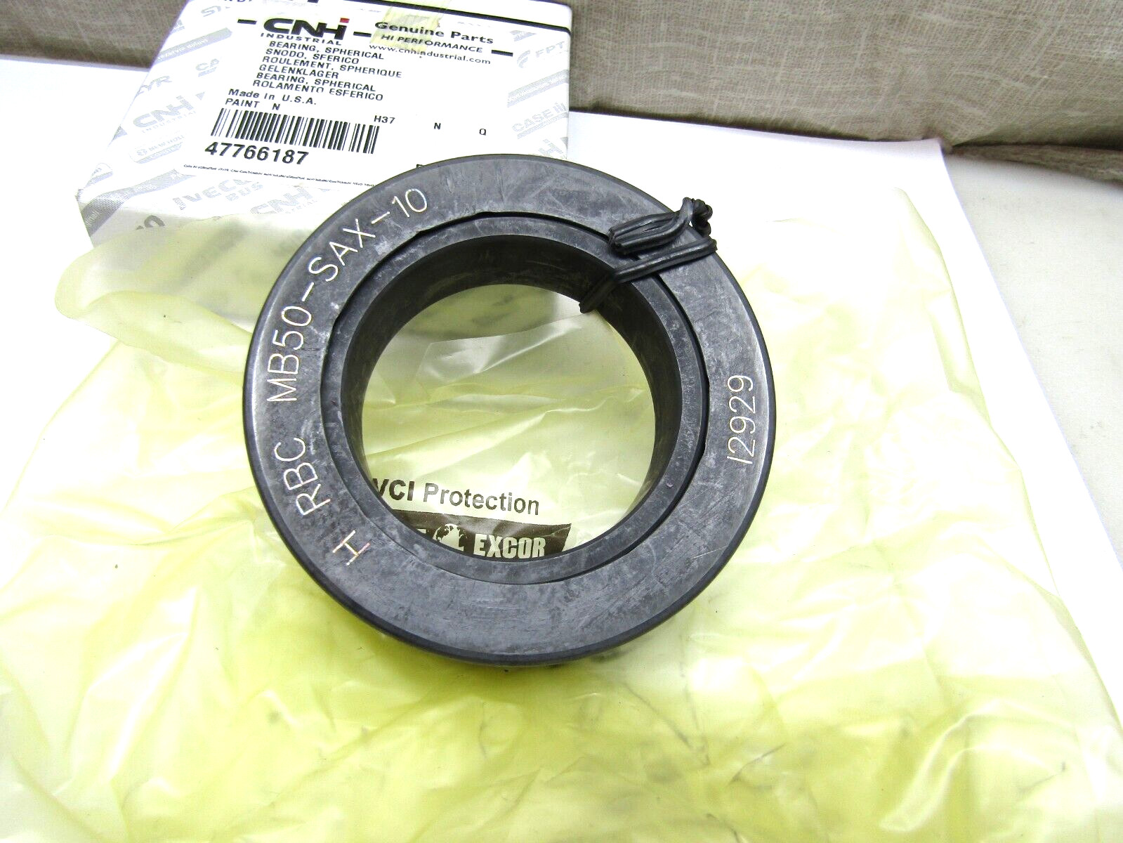 RBC MB50-SAX-10 50mm x 80mm x 20mm Spherical Plain Bearing New Holland 4776187